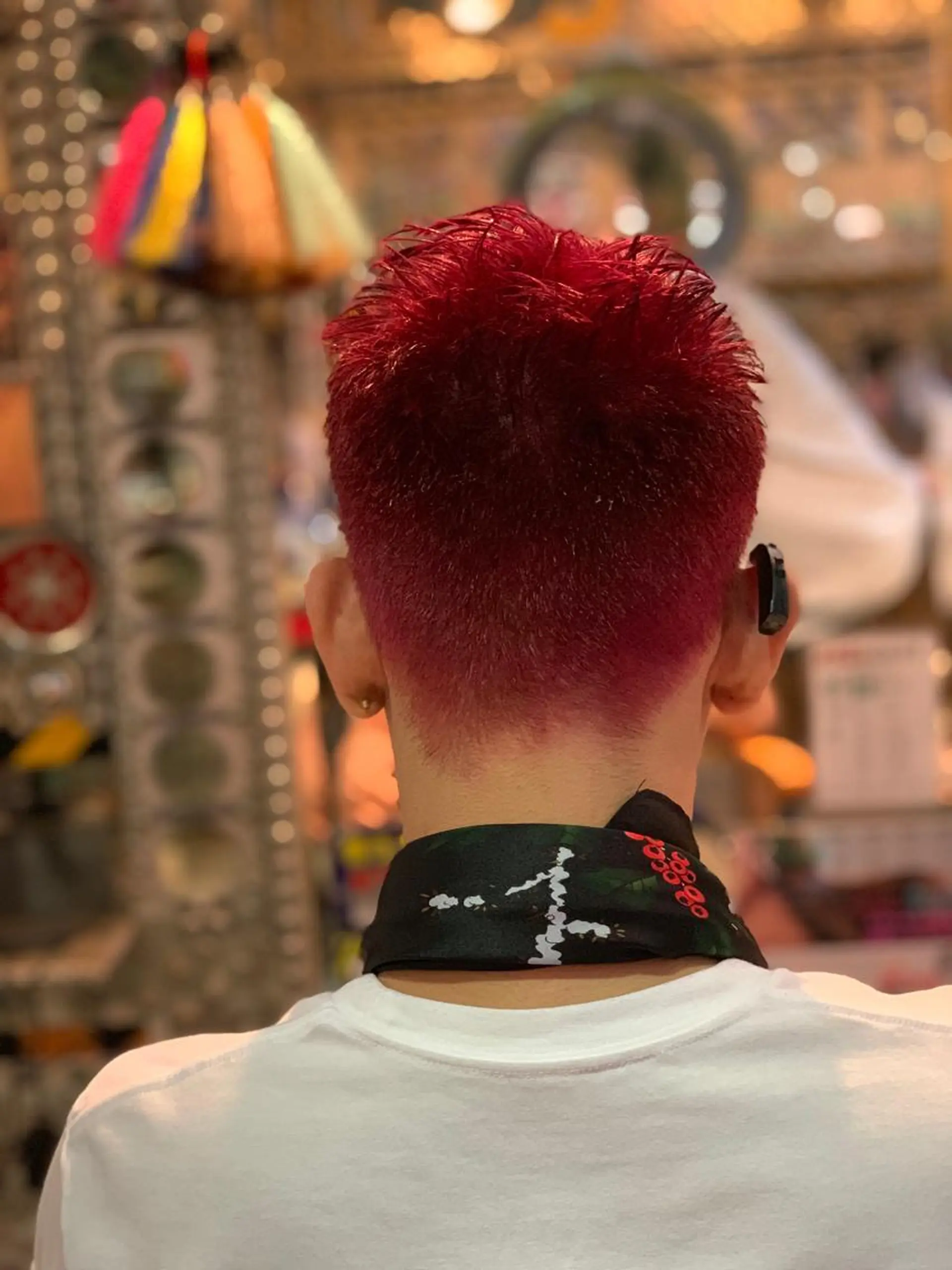 ショート カラー ピンクカラー 🌈派手髪エクステ ブレイズ🌈ひろとのヘアスタイル