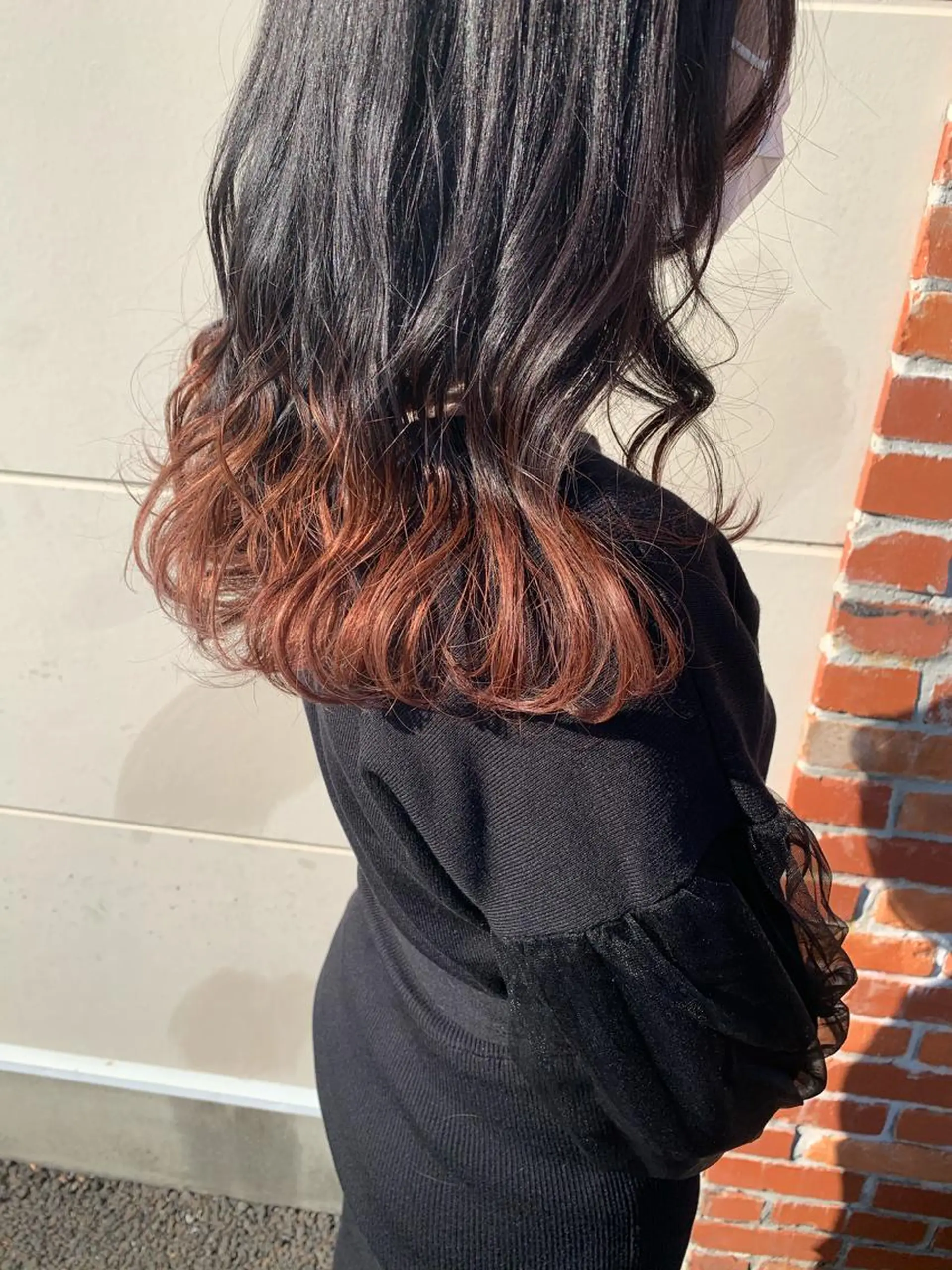 セミロング カラー 齊藤 衣梨佳のヘアスタイル