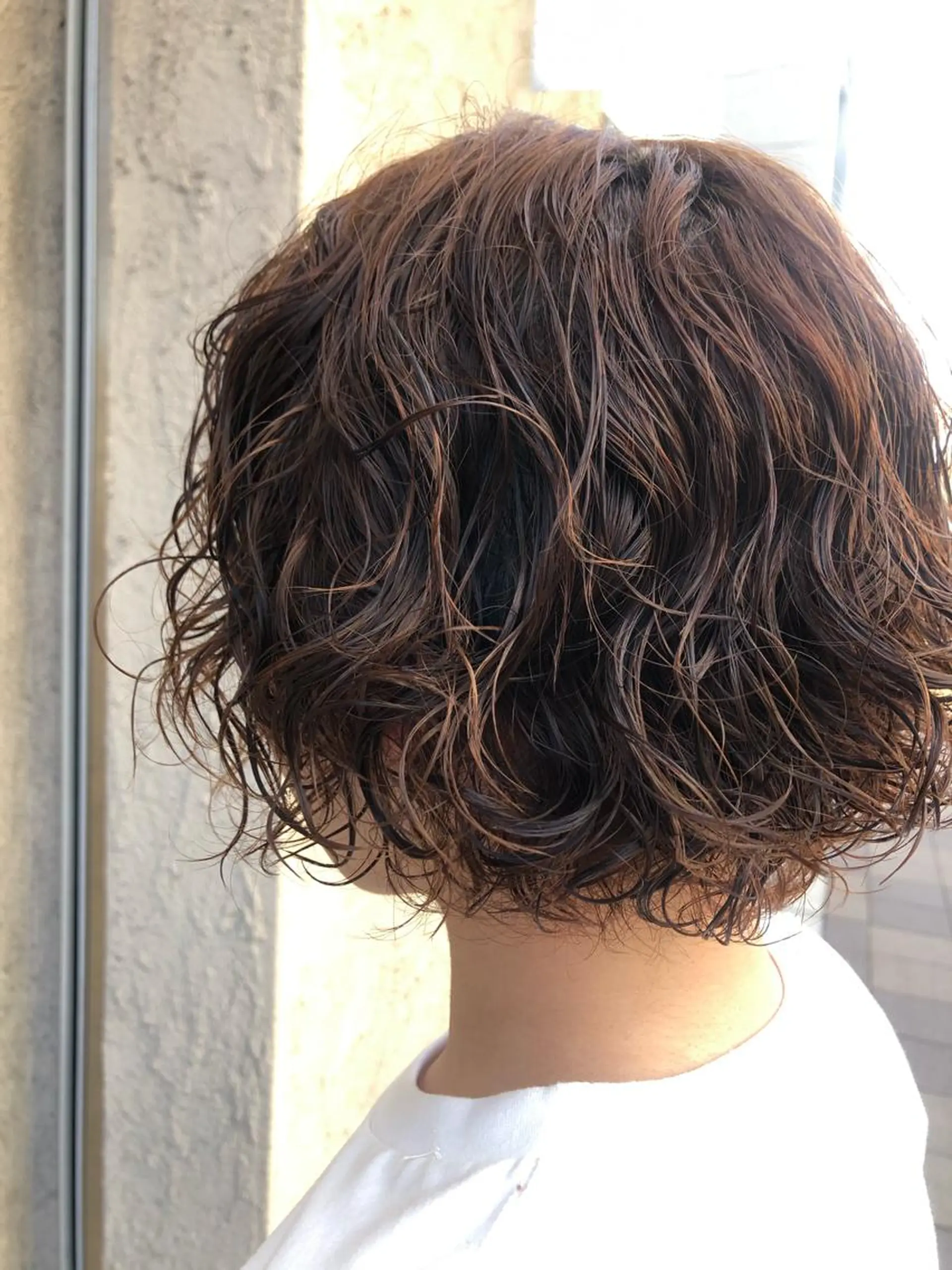 ミディアム メンズパーマ、カラー 大募集村上莉奈のヘアスタイル