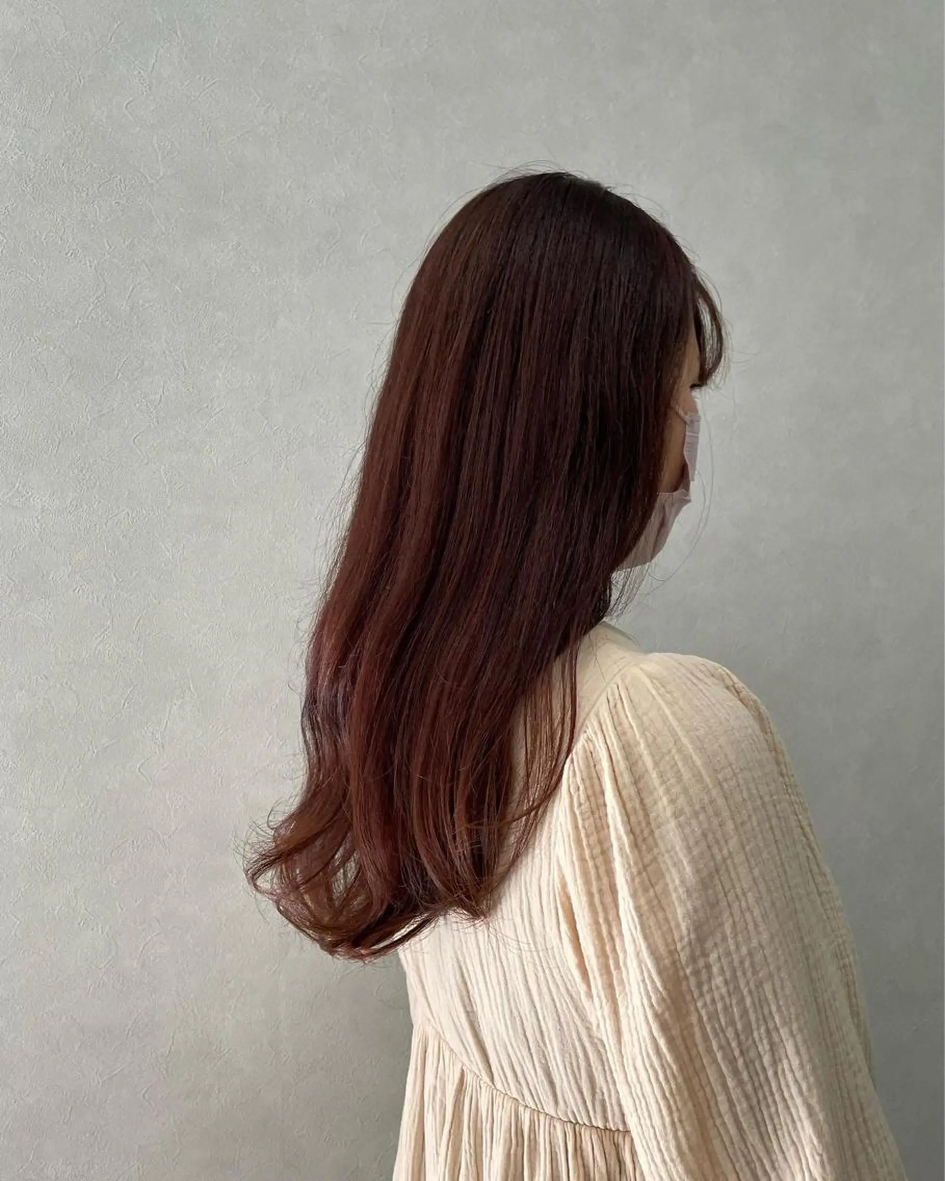 ロング カラー ベージュカラー モカベージュ ヘアカラー トリートメント 福村 拓也のヘアスタイル