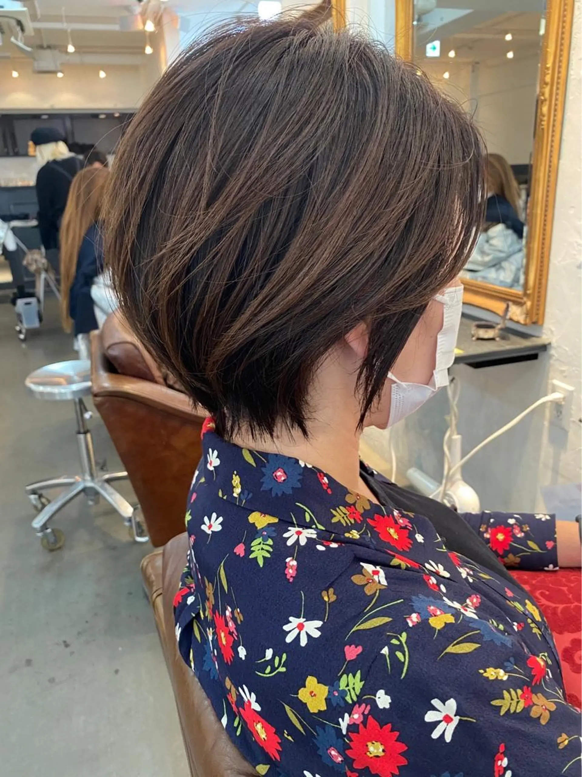 ショート カラーが上手い 辻悠月のヘアスタイル