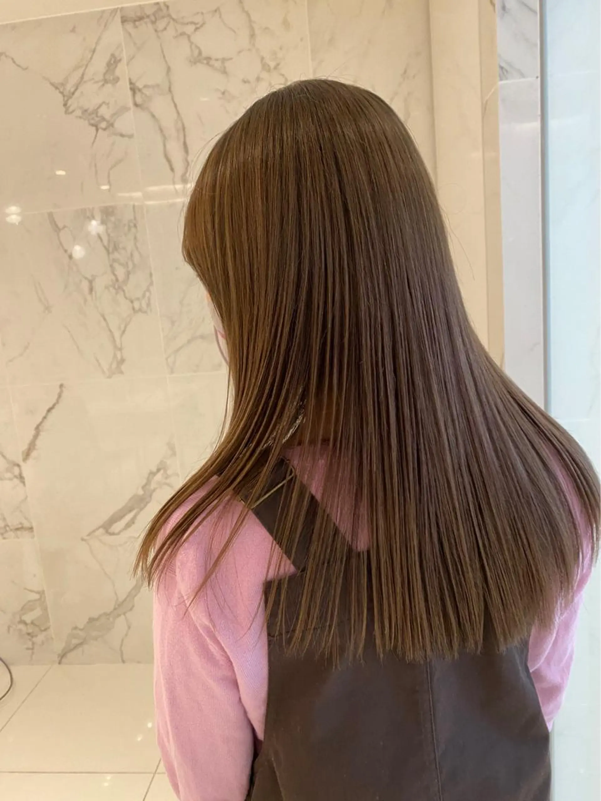 ロング カラー カット 縮毛矯正 🫧ツヤ髪個室美容室 安食茉莉🫧のヘアスタイル