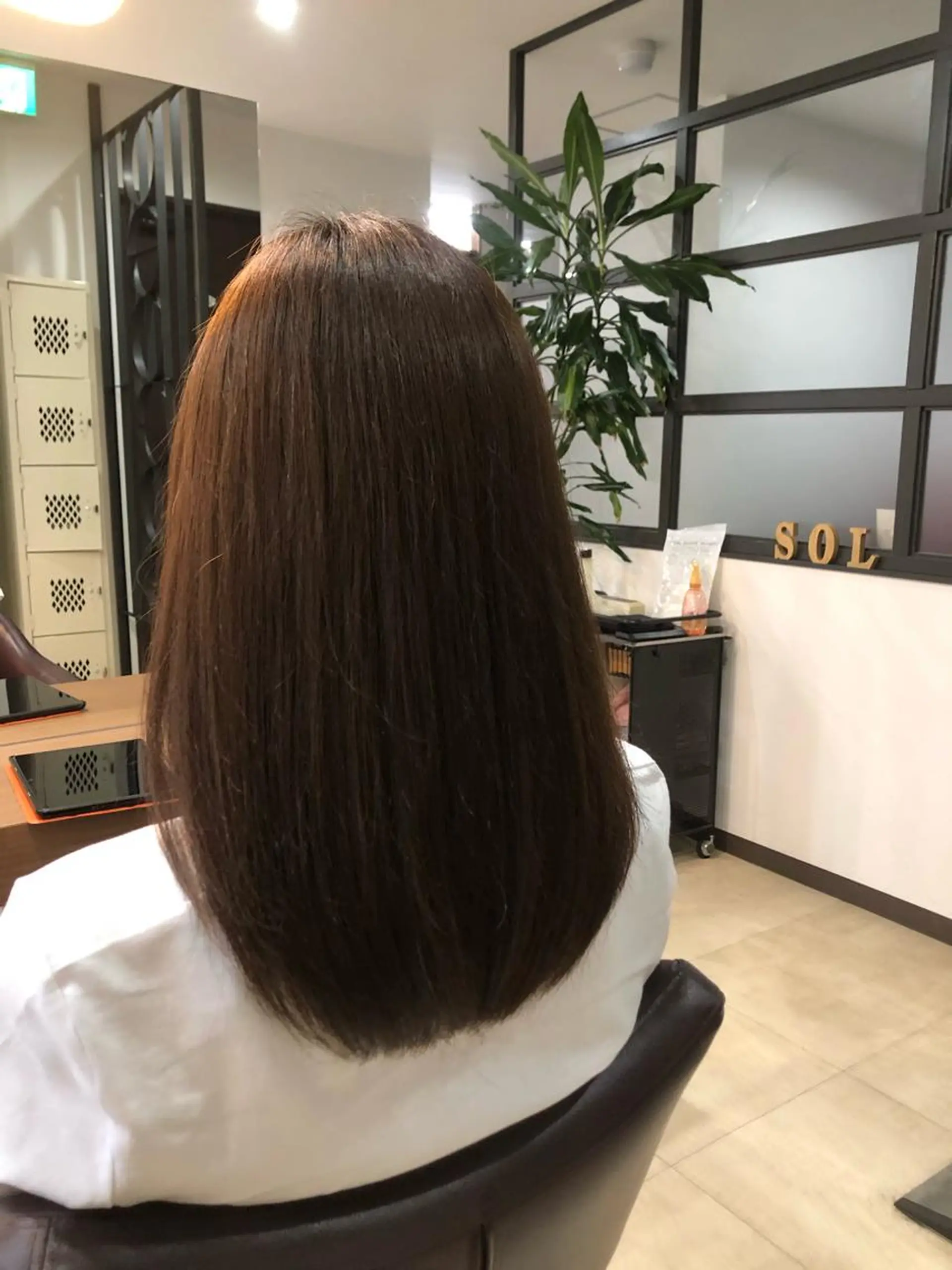ロング ロング SOL .✂︎ 松永李帆のヘアスタイル