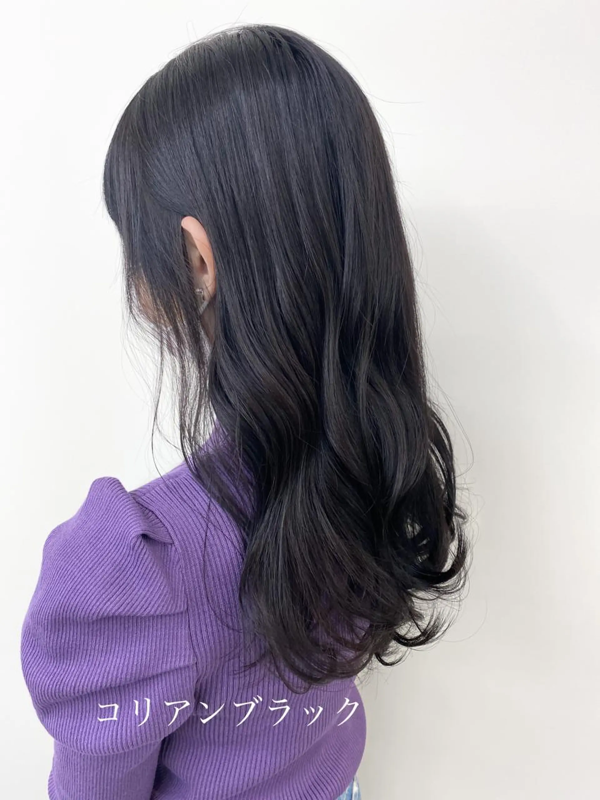 セミロング カラー 黒髪 韓国風ヘア カット ヘアカラー トリートメント 丹羽 隼人/髪質改善 /韓国ヘア🇰🇷のヘアスタイル