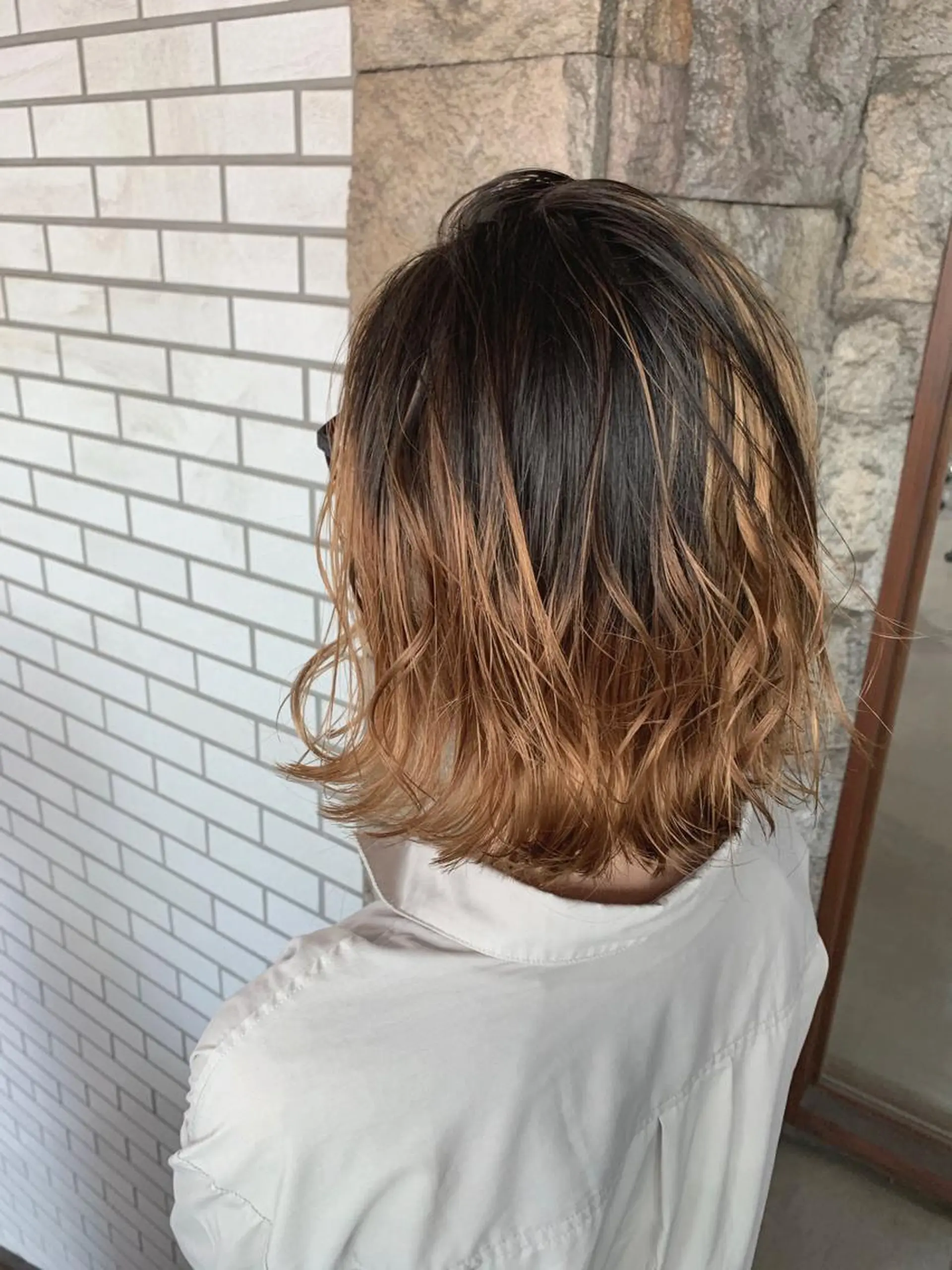 ミディアム レイヤーカット カット ヘアカラー オージュアソムリエ DAIKI⭐️のヘアスタイル