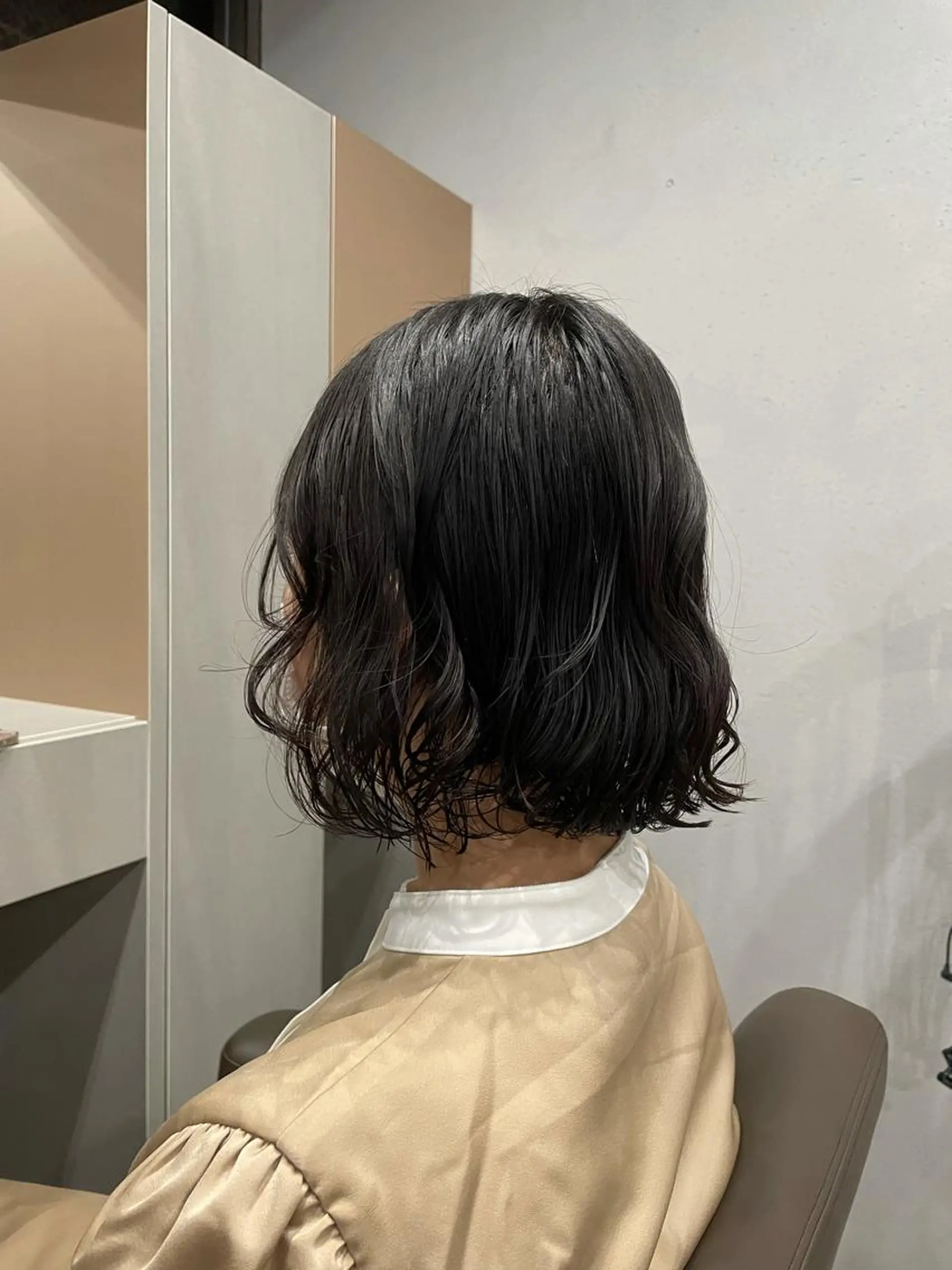 ミディアム カラー パーマ 吉田一輝 外国人パーマのヘアスタイル