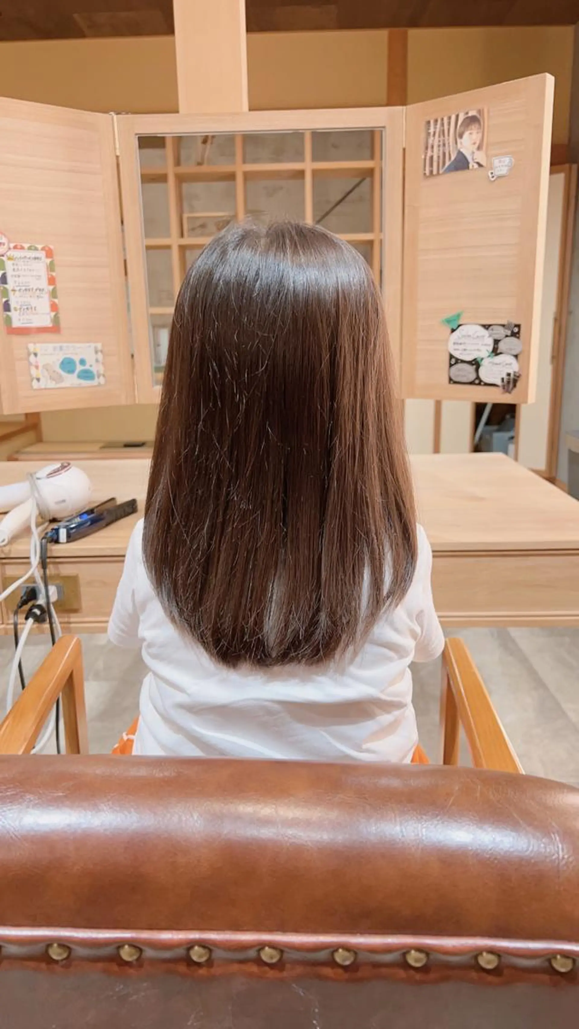 セミロング キッズ 大井 崚聖のヘアスタイル