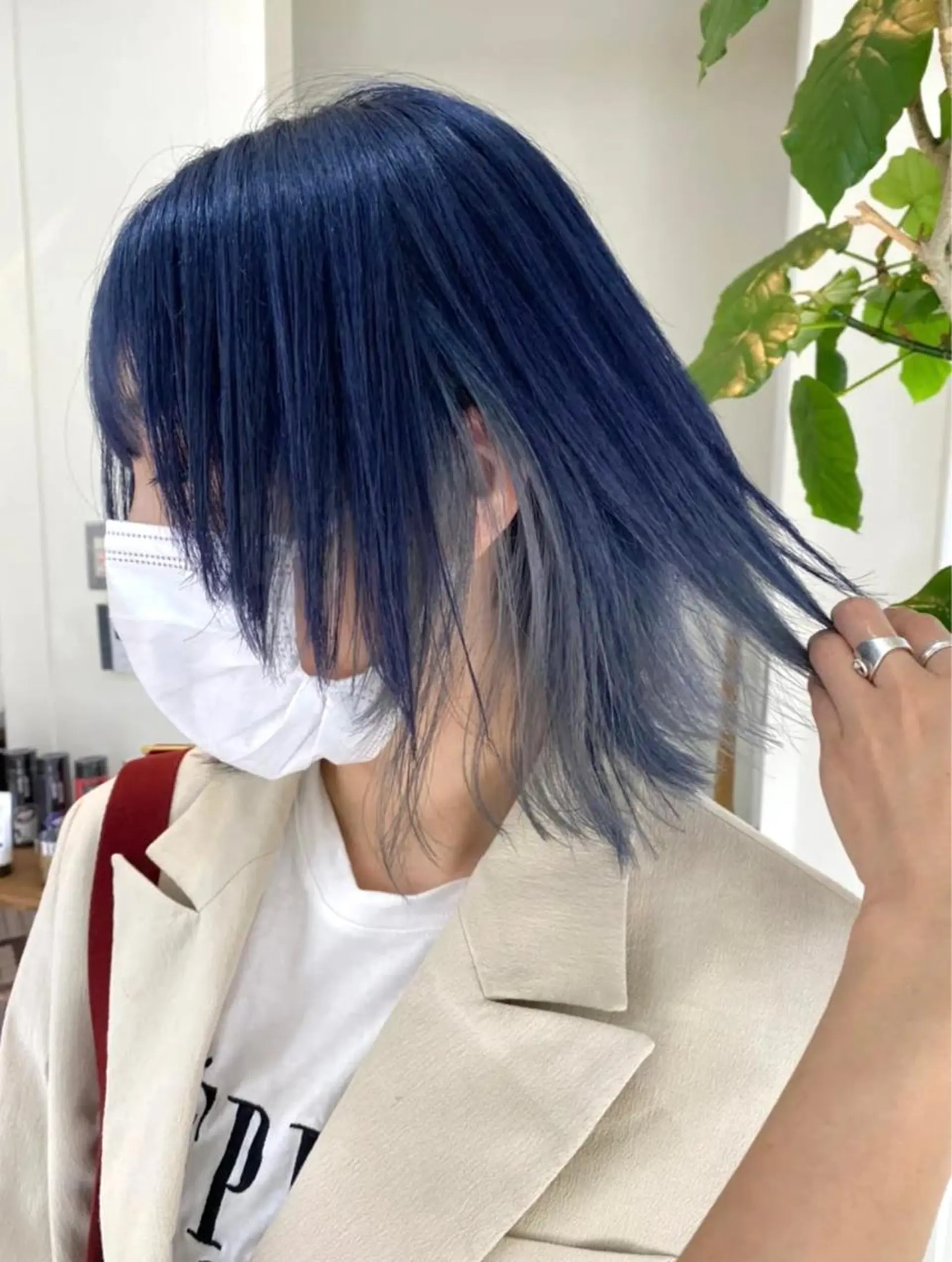 ミディアム カラー ヘアカラー カラー/塚原里沙 川崎のヘアスタイル