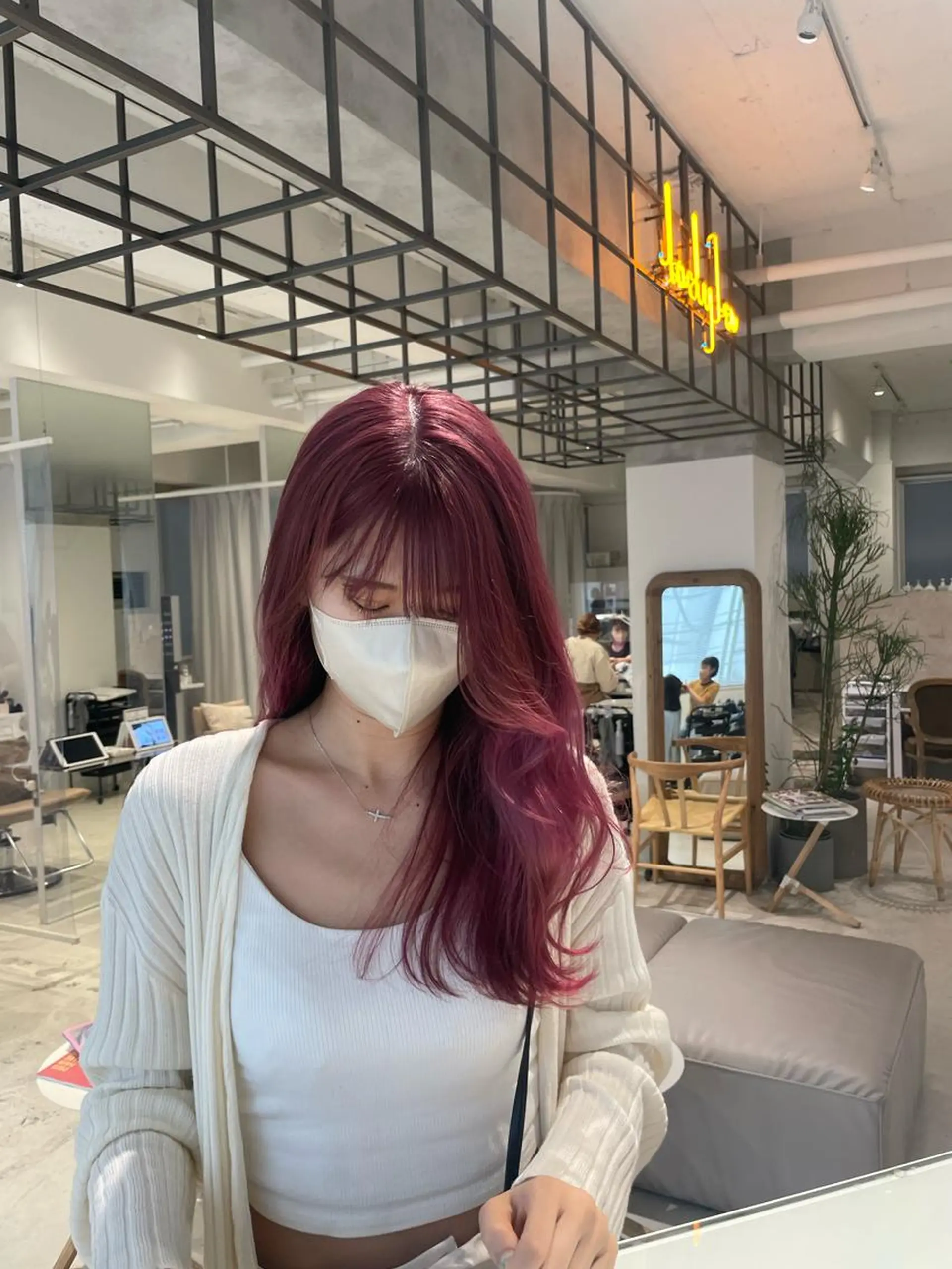 ロング カラー ヘアカラー loely 💞miyuのヘアスタイル