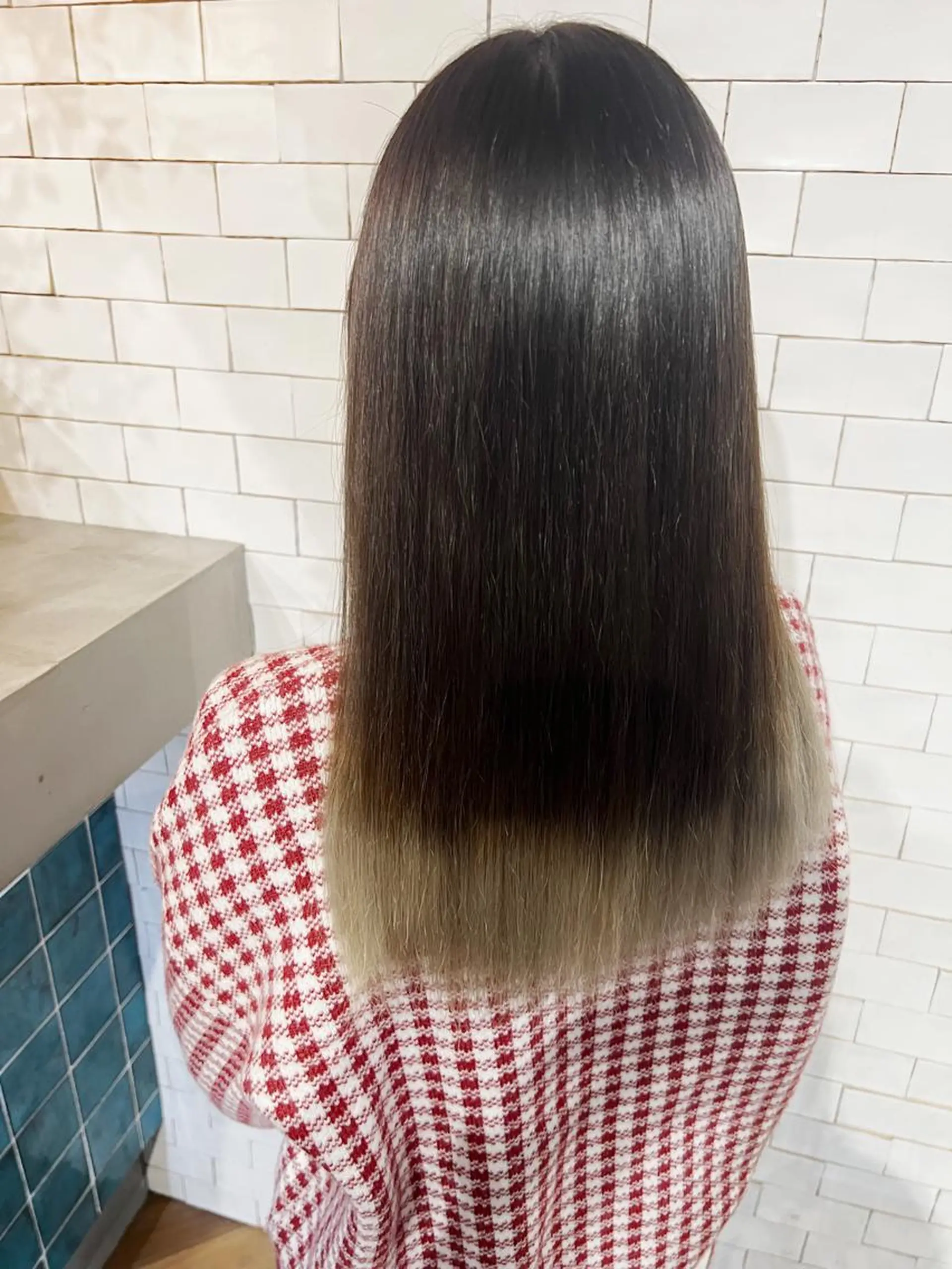 セミロング ヘアカラー トリートメント くらかず あやねのヘアスタイル