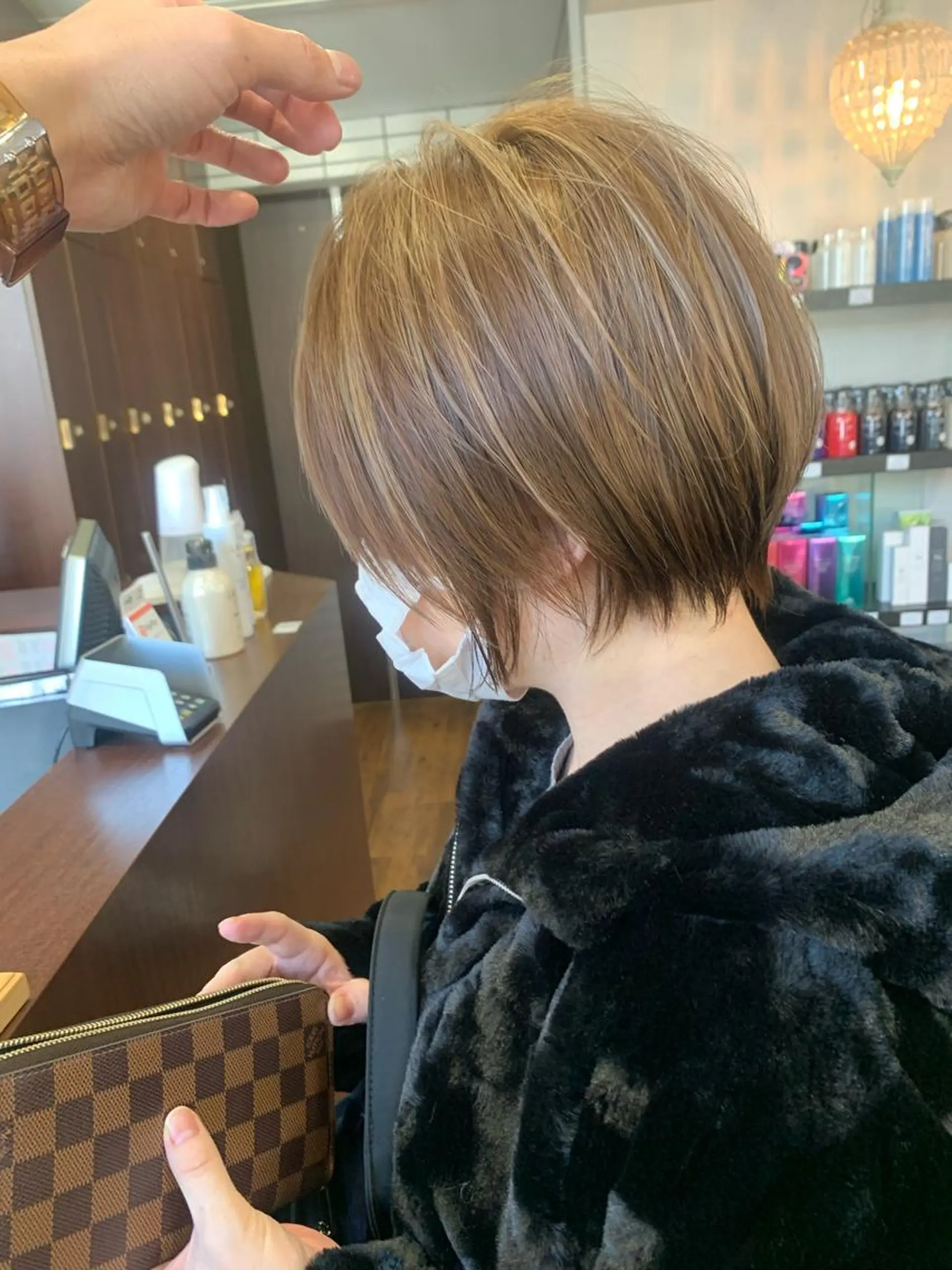 ショート 縮毛矯正/ショート/ レイヤー/畑中正敏のヘアスタイル