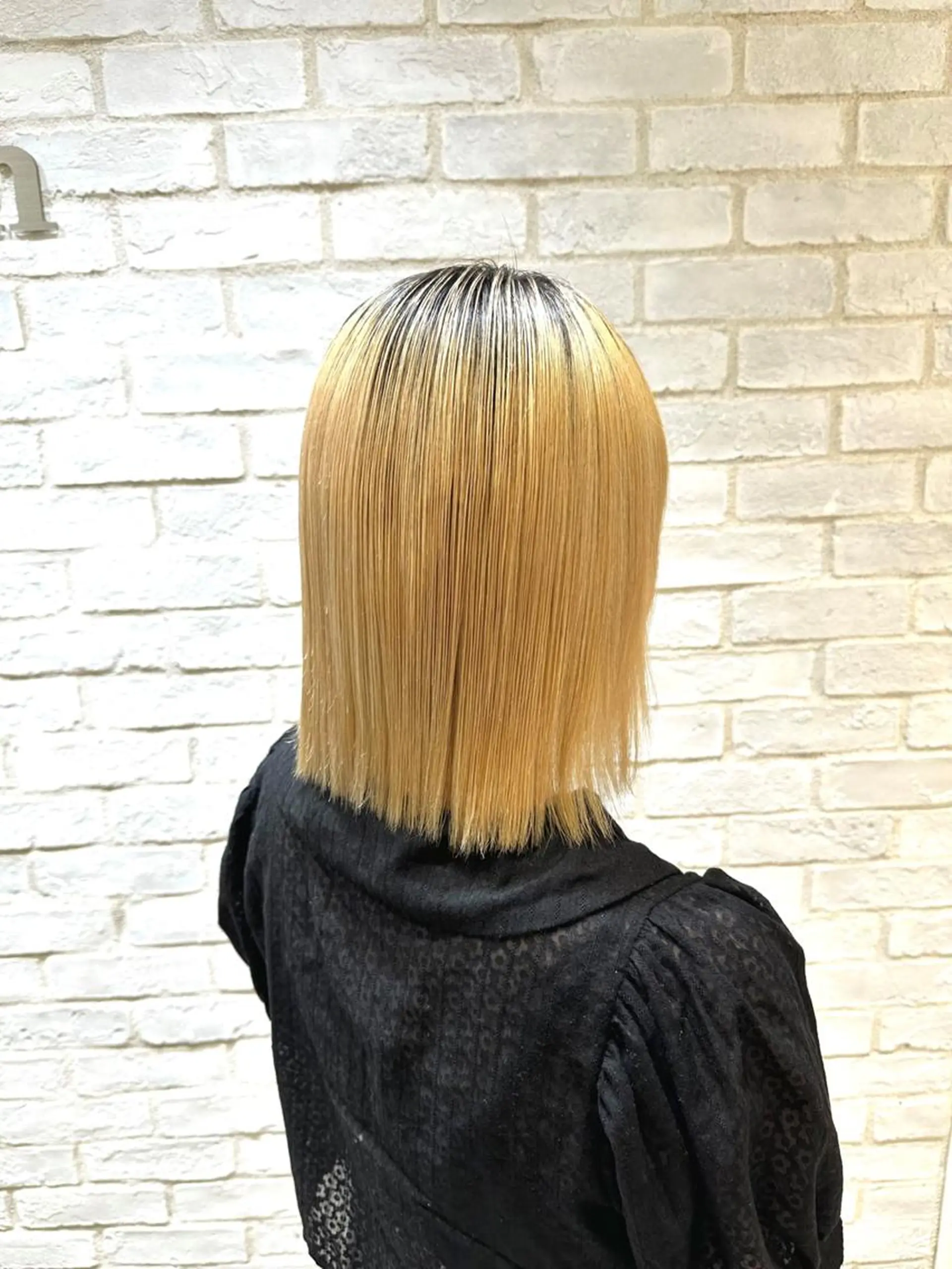 ミディアム 縮毛矯正 カット トリートメント ＡＳＨ大宮/ブリーチ 髪質改善/カラーのヘアスタイル