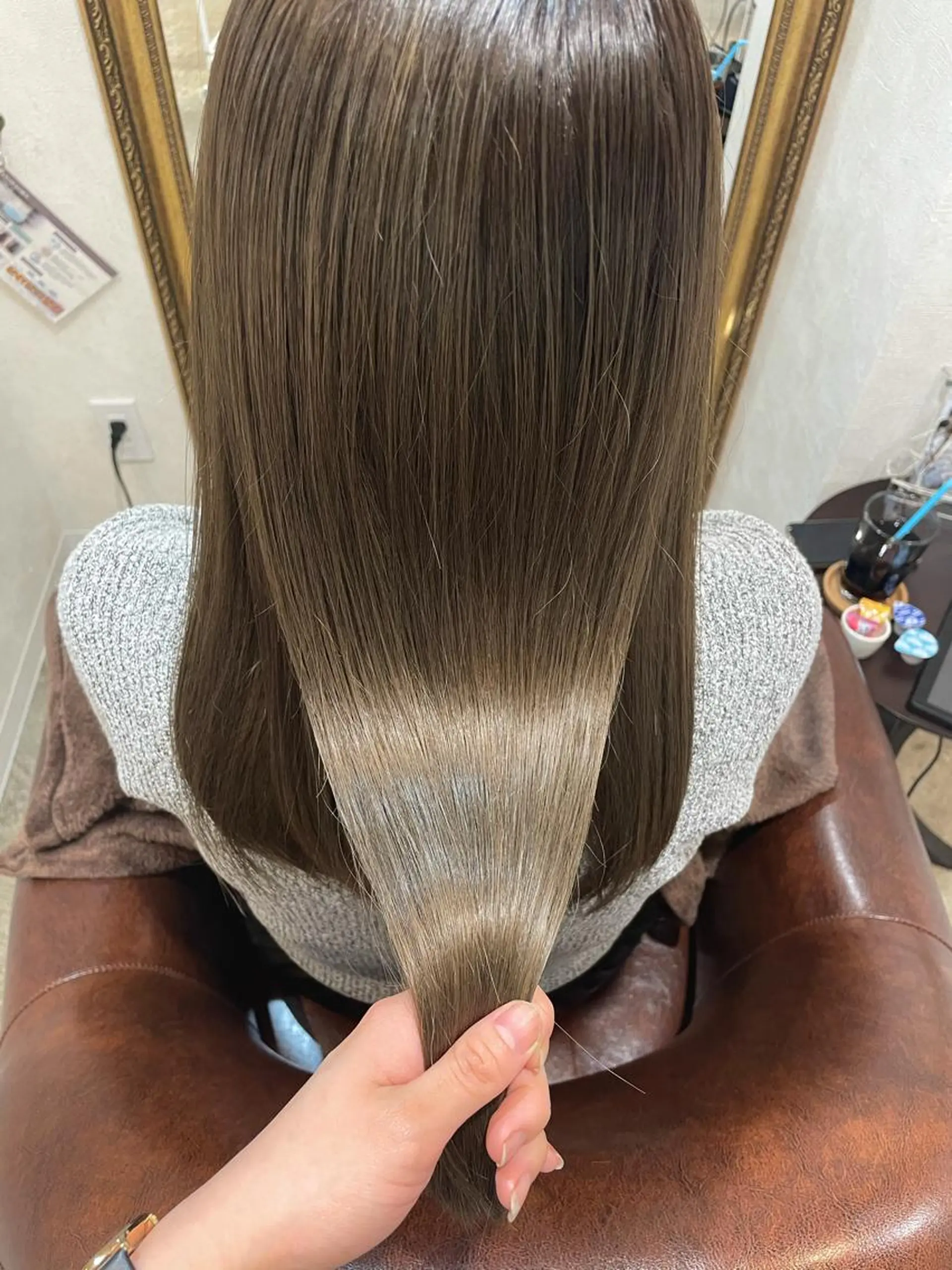 セミロング カラー 透明感カラー 透明感カラー💎 AYAのヘアスタイル
