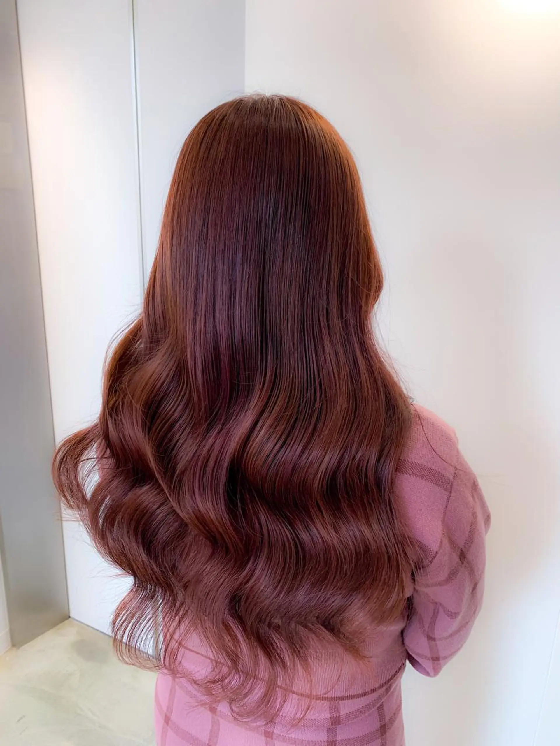 ロング カラー ヘアアレンジ ヘアカラー トリートメント 新宿♥ハッシュカット 暖色カラー♥Unaのヘアスタイル