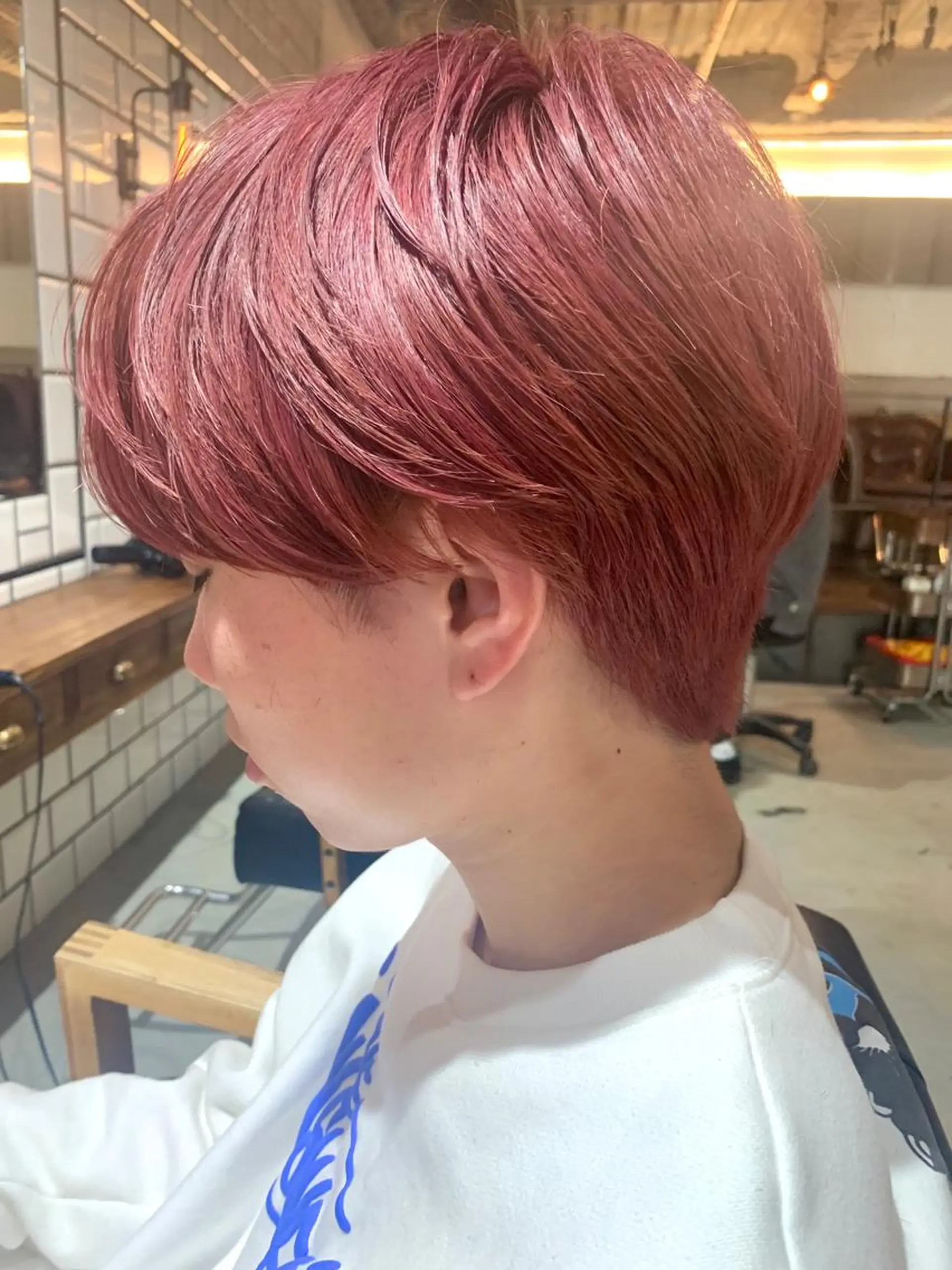 ショート カラー メンズ ヘアカラー トリートメント メンズヘア/レイヤー /ボブ山内春輝のヘアスタイル