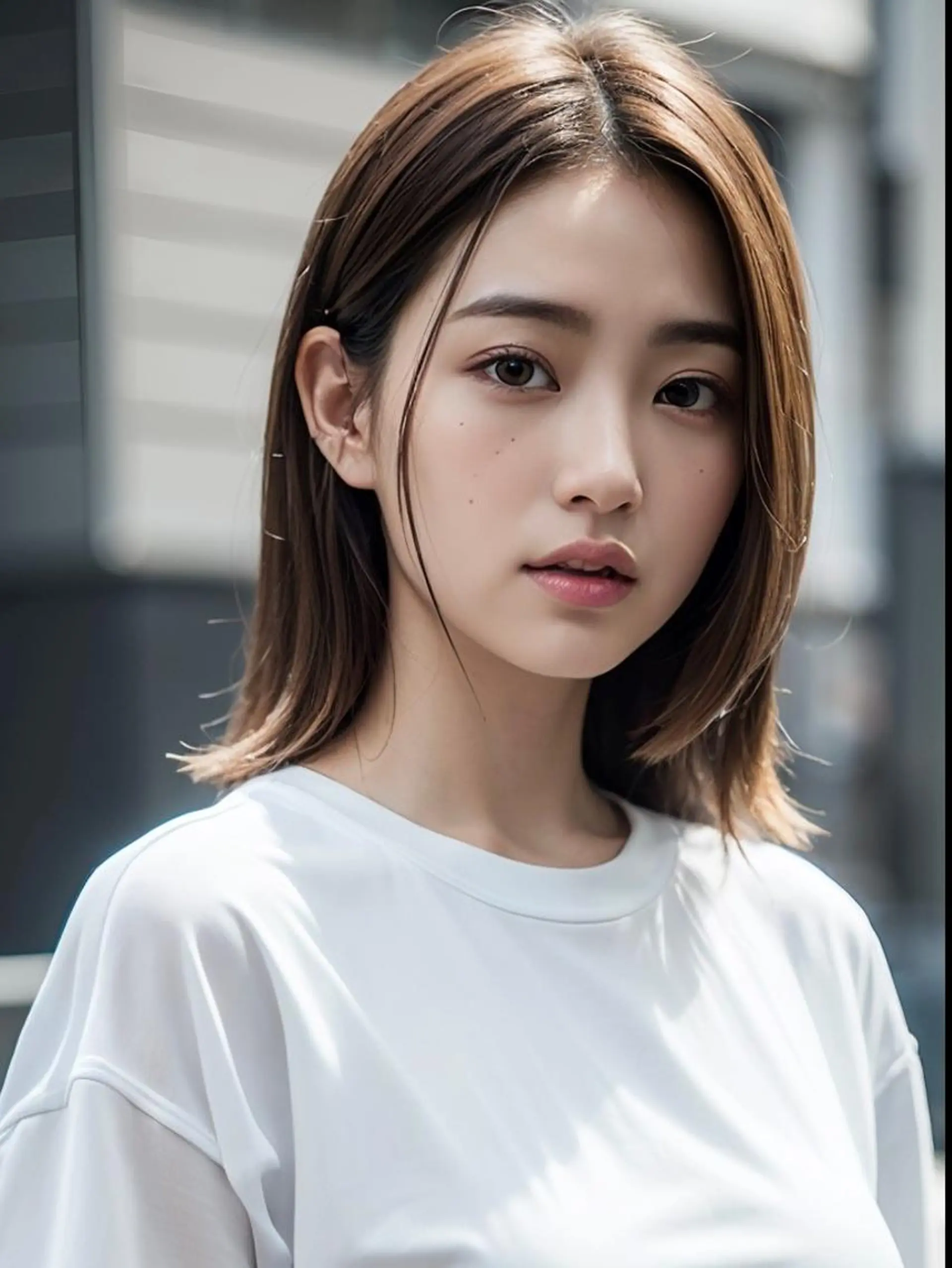 ミディアム ☆Lotus西船橋店 ヒヤマ　サキ　☆のヘアスタイル