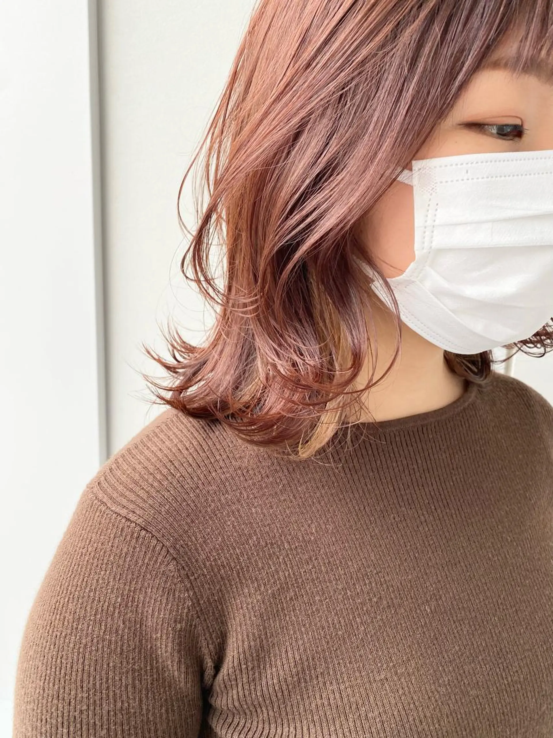 ミディアム 清友 柚希のヘアスタイル