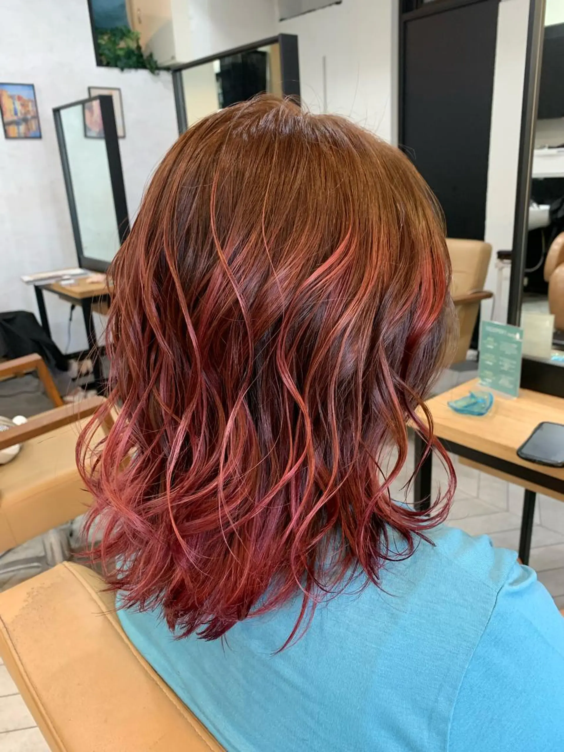 ミディアム カラー ヘアカラー トリートメント est  店長 ✂︎高橋✂︎のヘアスタイル