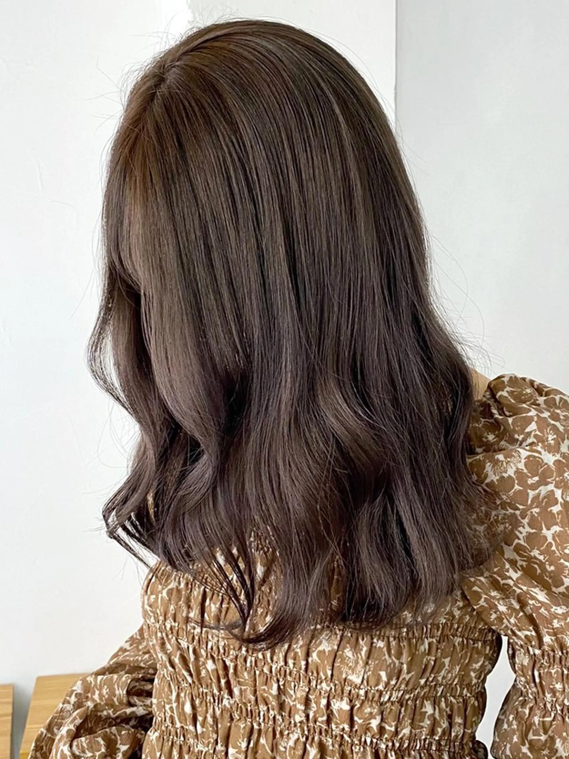 セミロング カラー パーマ ヘアアレンジ ブラウンカラー ITbyALBUM 浦和店のヘアスタイル