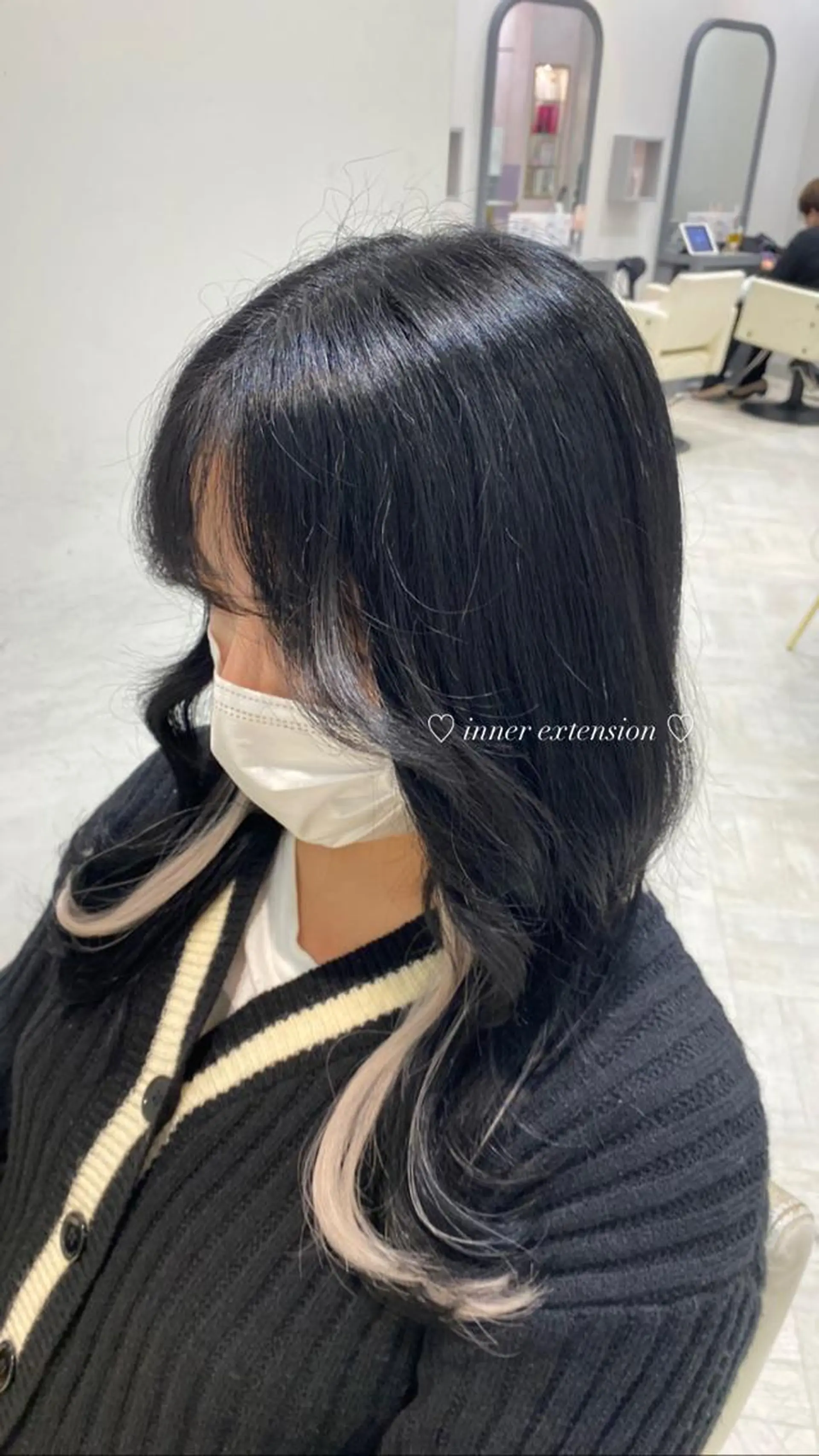 セミロング 韓国風ヘア mako︴ Euphoriaのヘアスタイル