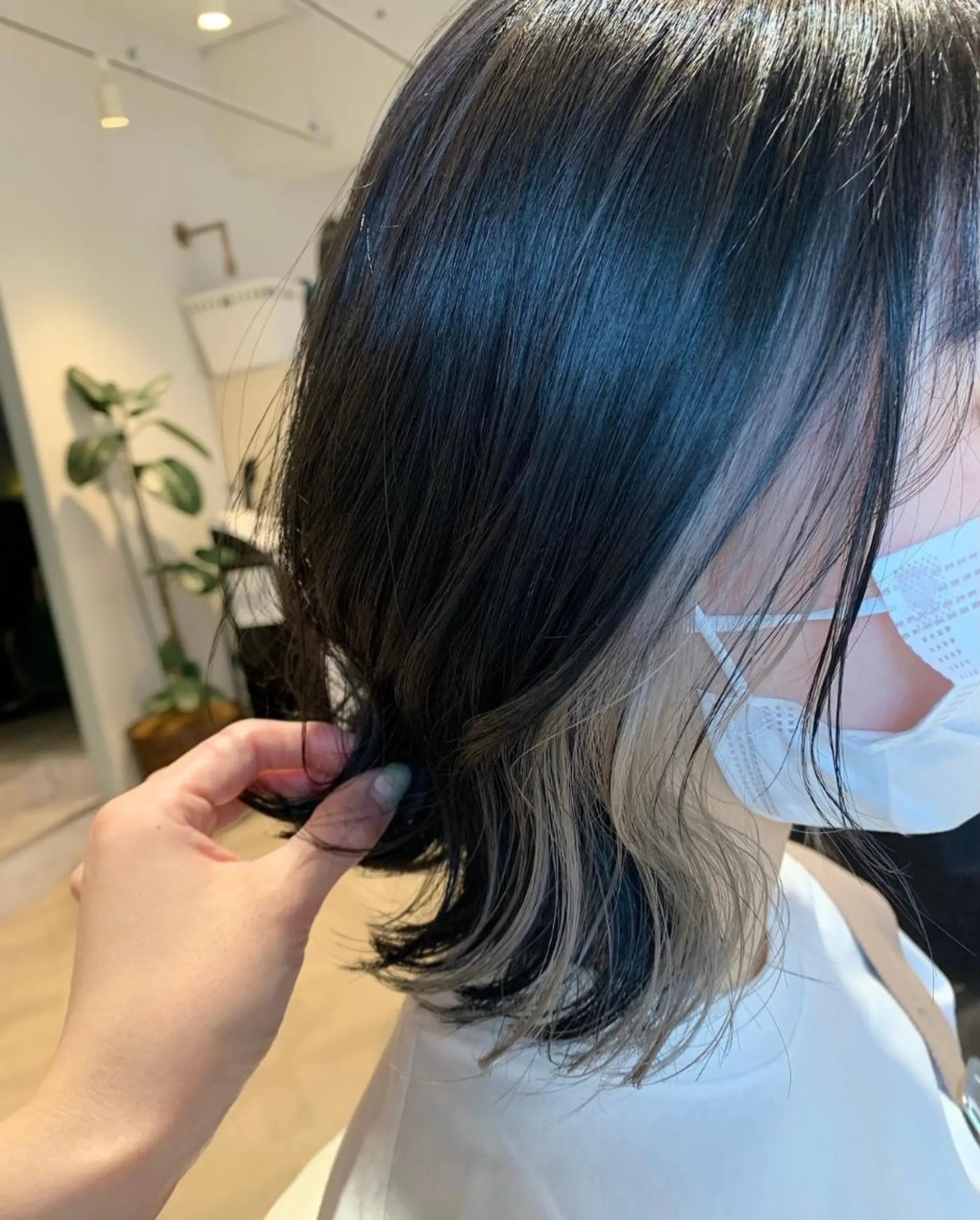 ロング ボブ ハイライト 髪質改善 韓国風ヘア レイヤーカット 初めでも安心🌟 newi町田✂のヘアスタイル