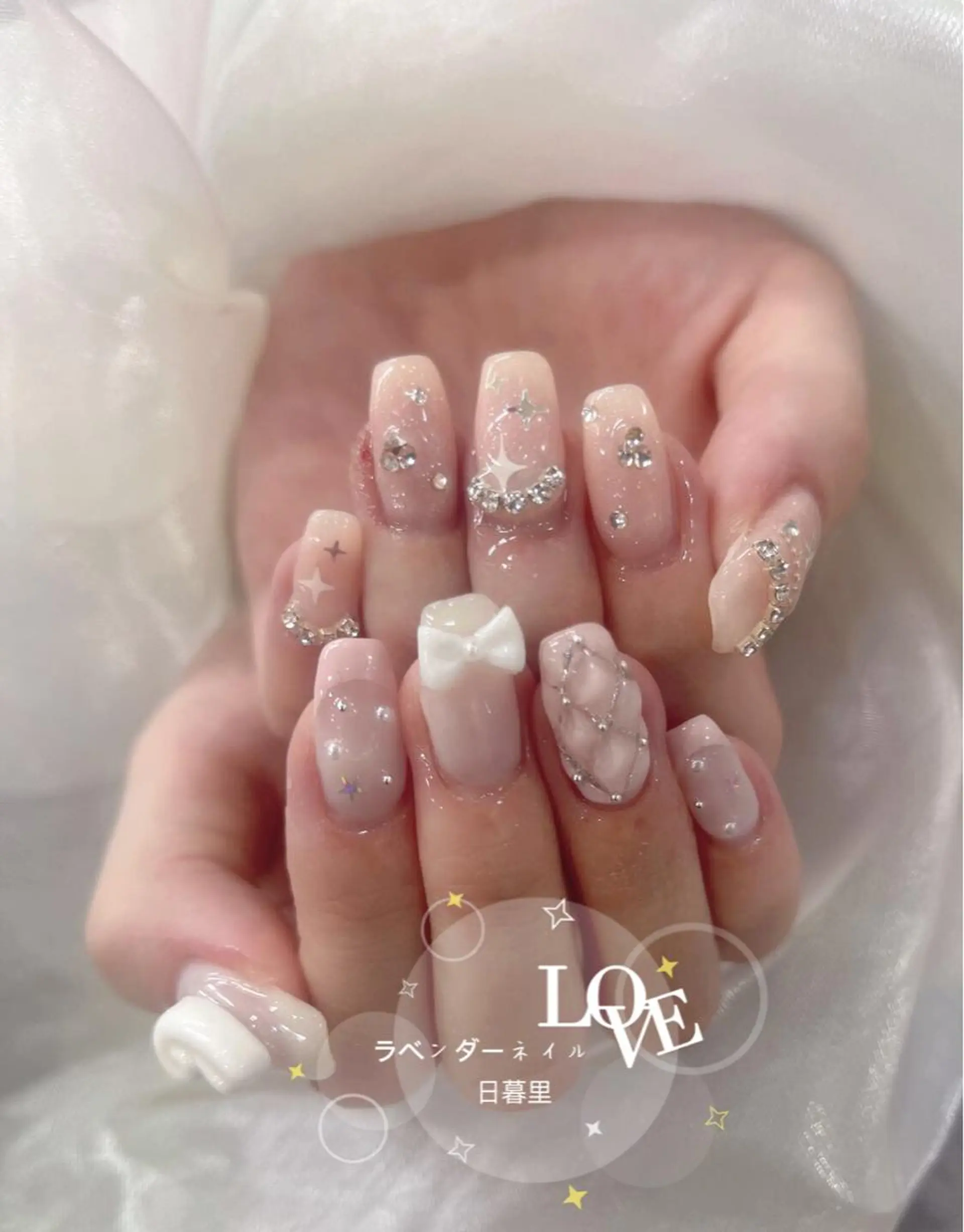 ネイル ラベンダー💖日暮里 ルル💖ネイルのネイルデザイン