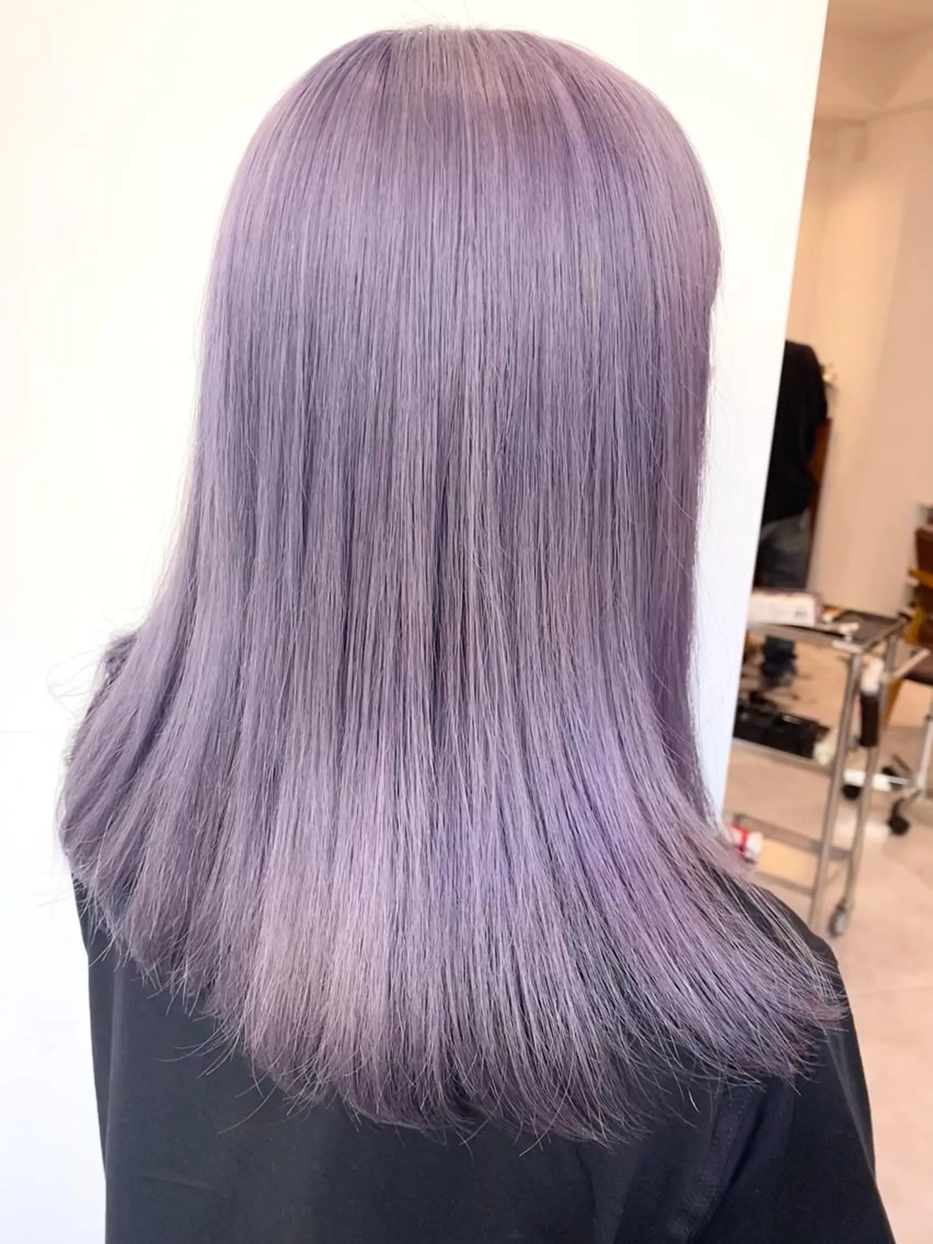 セミロング akina＊ブリーチ ♡トレンドヘアのヘアスタイル
