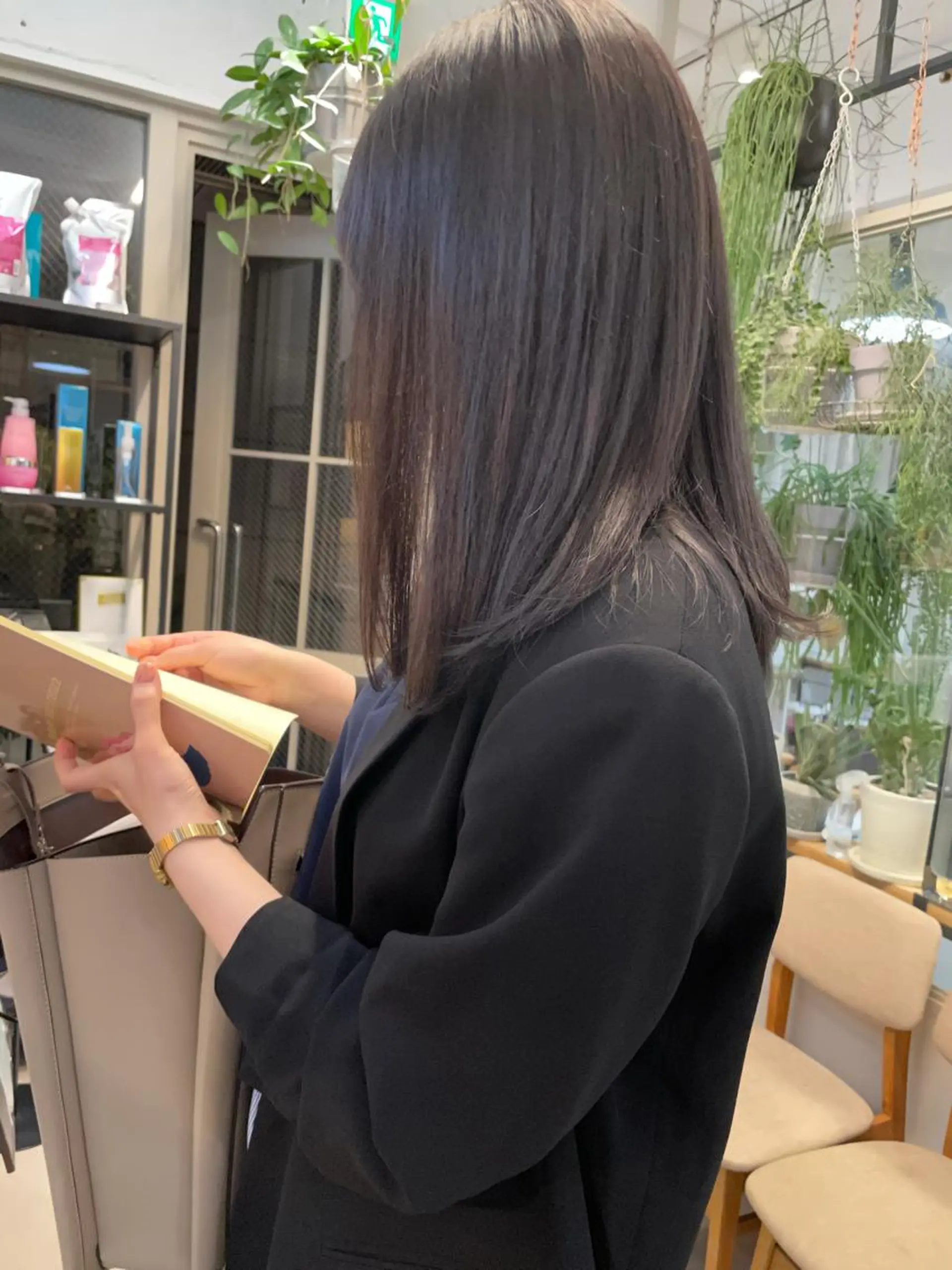 ロング 小顔レイヤー×コンパ クトボブ/林隆平のヘアスタイル