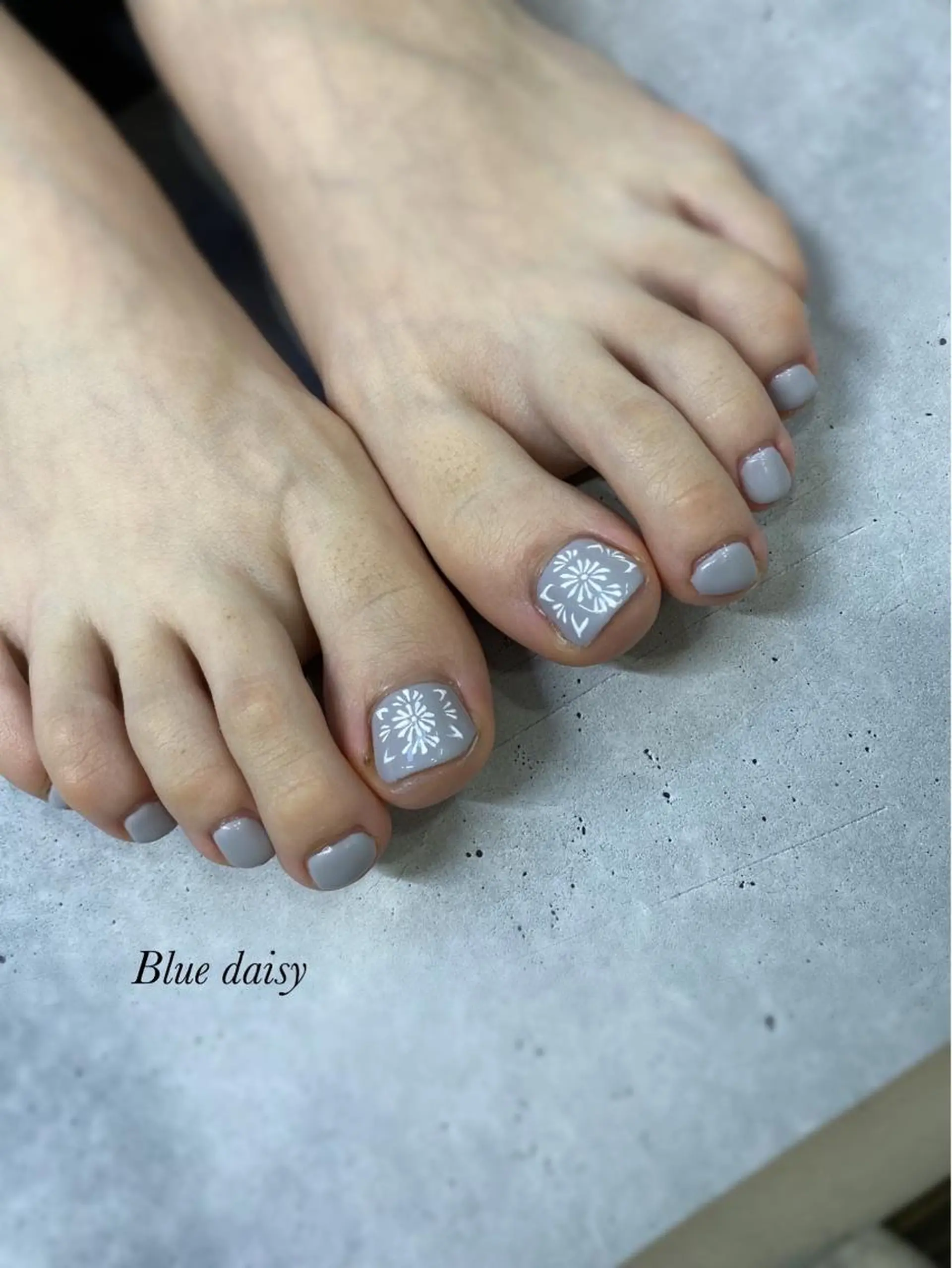 ネイル アートネイル Blue daisy 栄本店のネイルデザイン