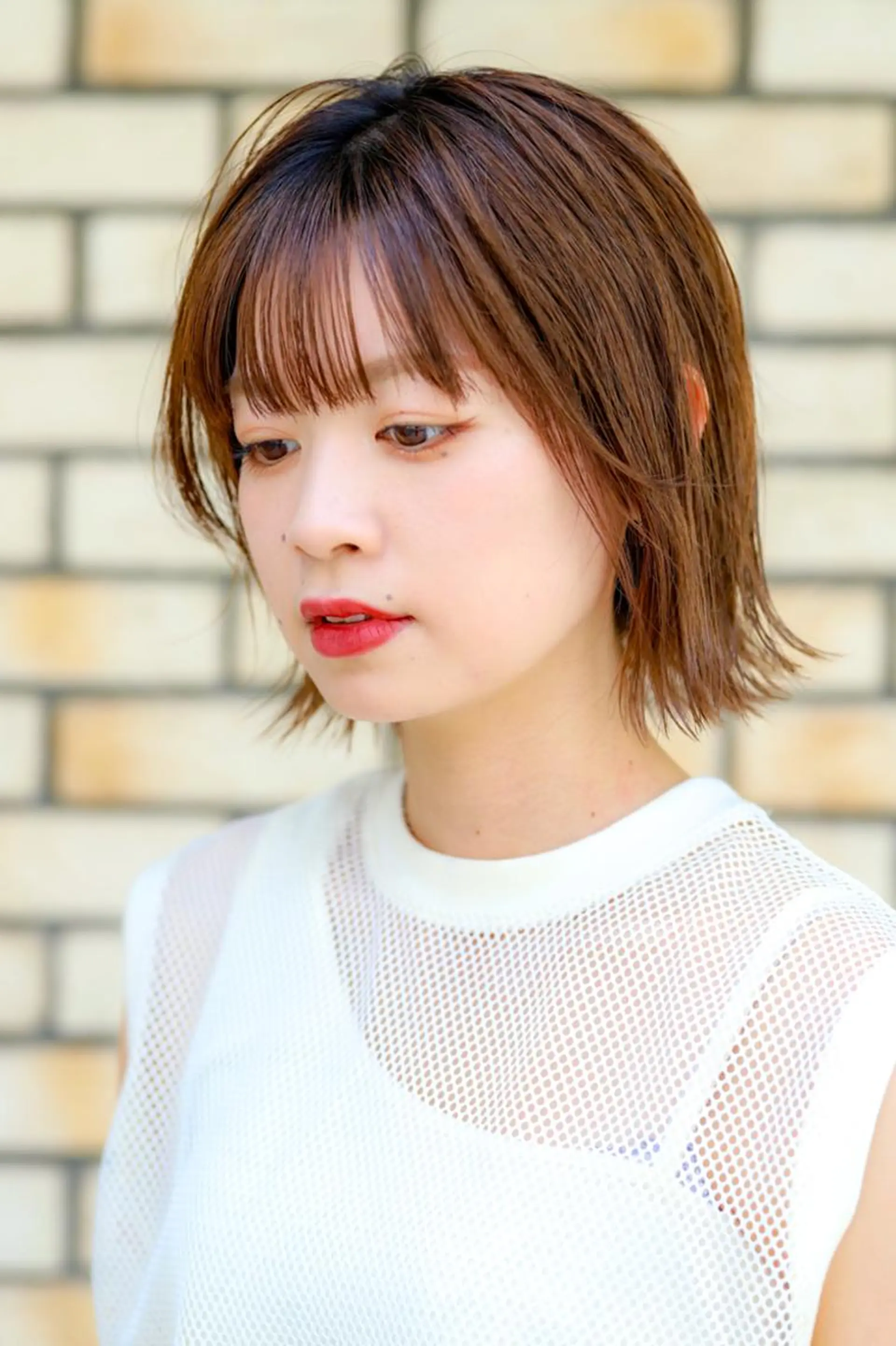 カラー 女性カット🌀 カラー⭐️大坂望心のヘアスタイル