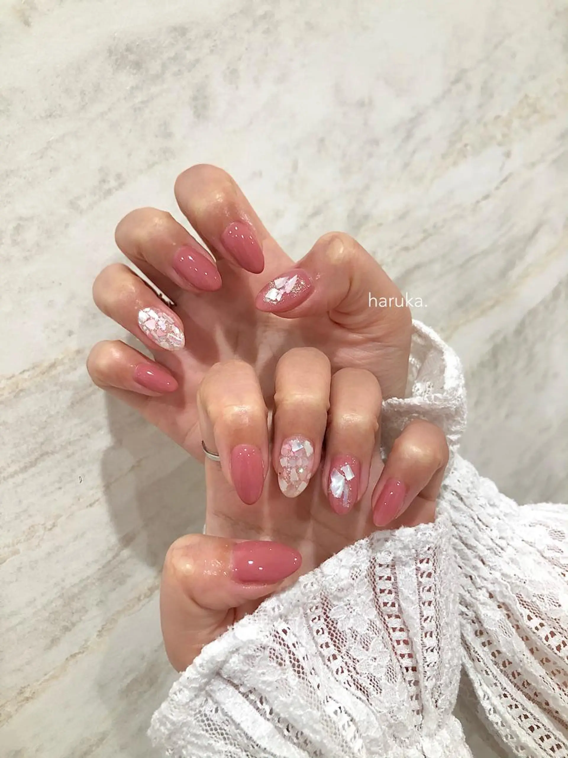 ネイル 春ネイル ハンドネイル soirée所属・nail salon Soiréeのネイルデザイン