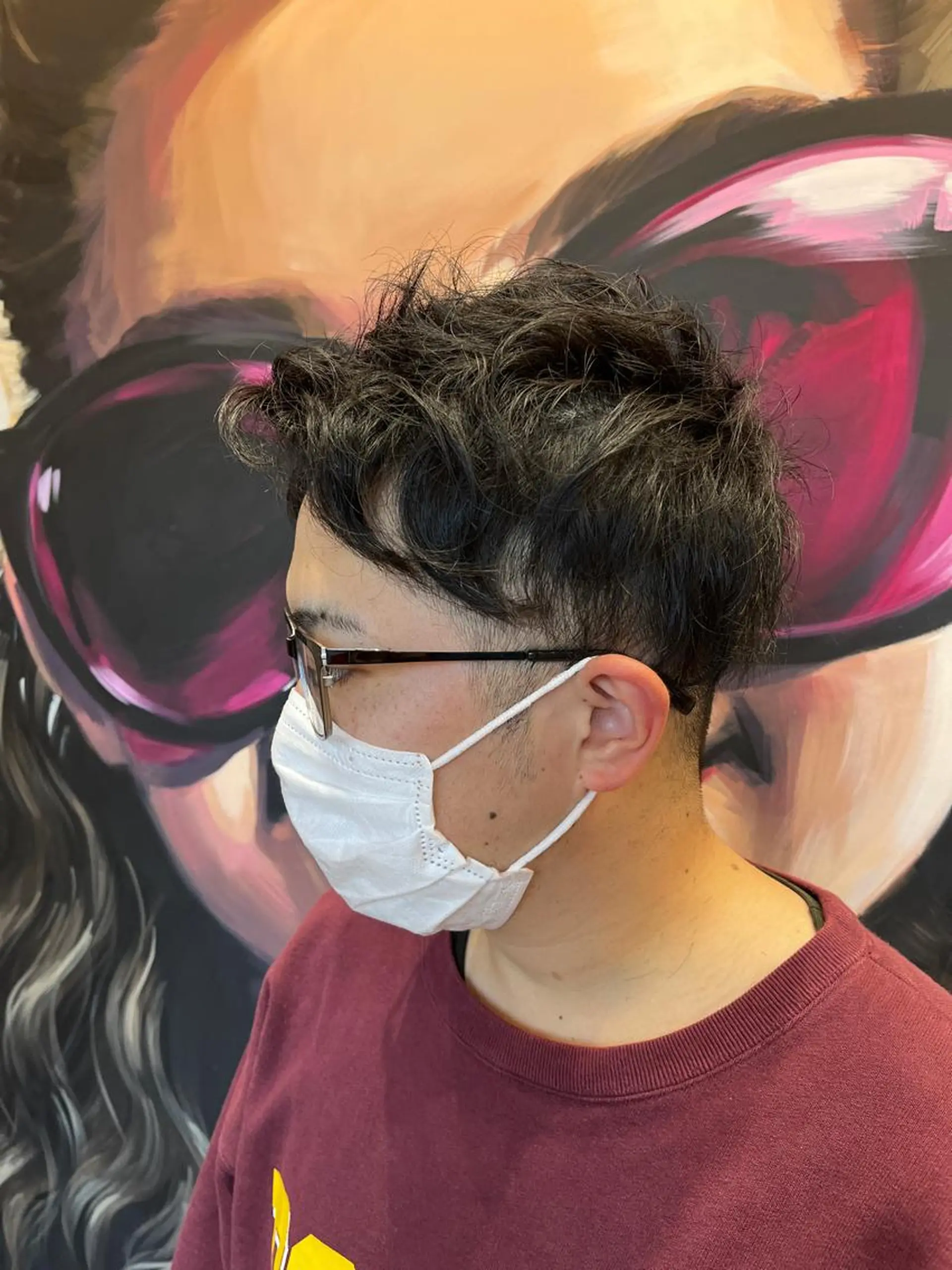 セミロング カラー パーマ ヘアアレンジ メンズ キッズ ネイル マツエク・マツパ アイブロウ メンズブリーチ メンズハイライト メンズインナーカラー メンズ韓国風 ブリーチ 久木原 ゆりのヘアスタイル