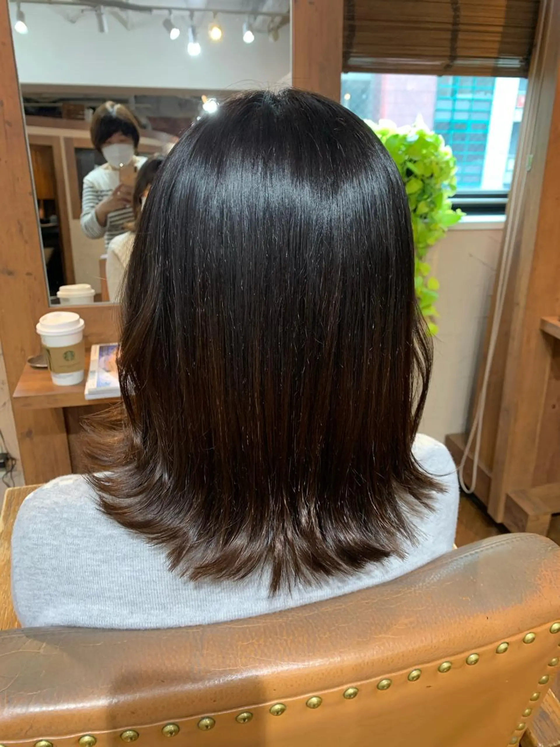 ミディアム 縮毛矯正 武田尚子🌸 自然に仕上がる矯正のヘアスタイル