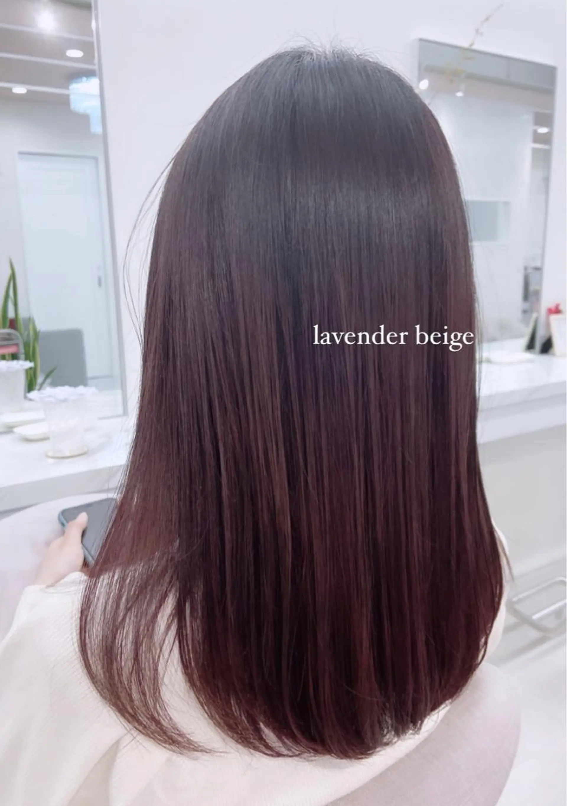 ロング カラー しみず さきのヘアスタイル