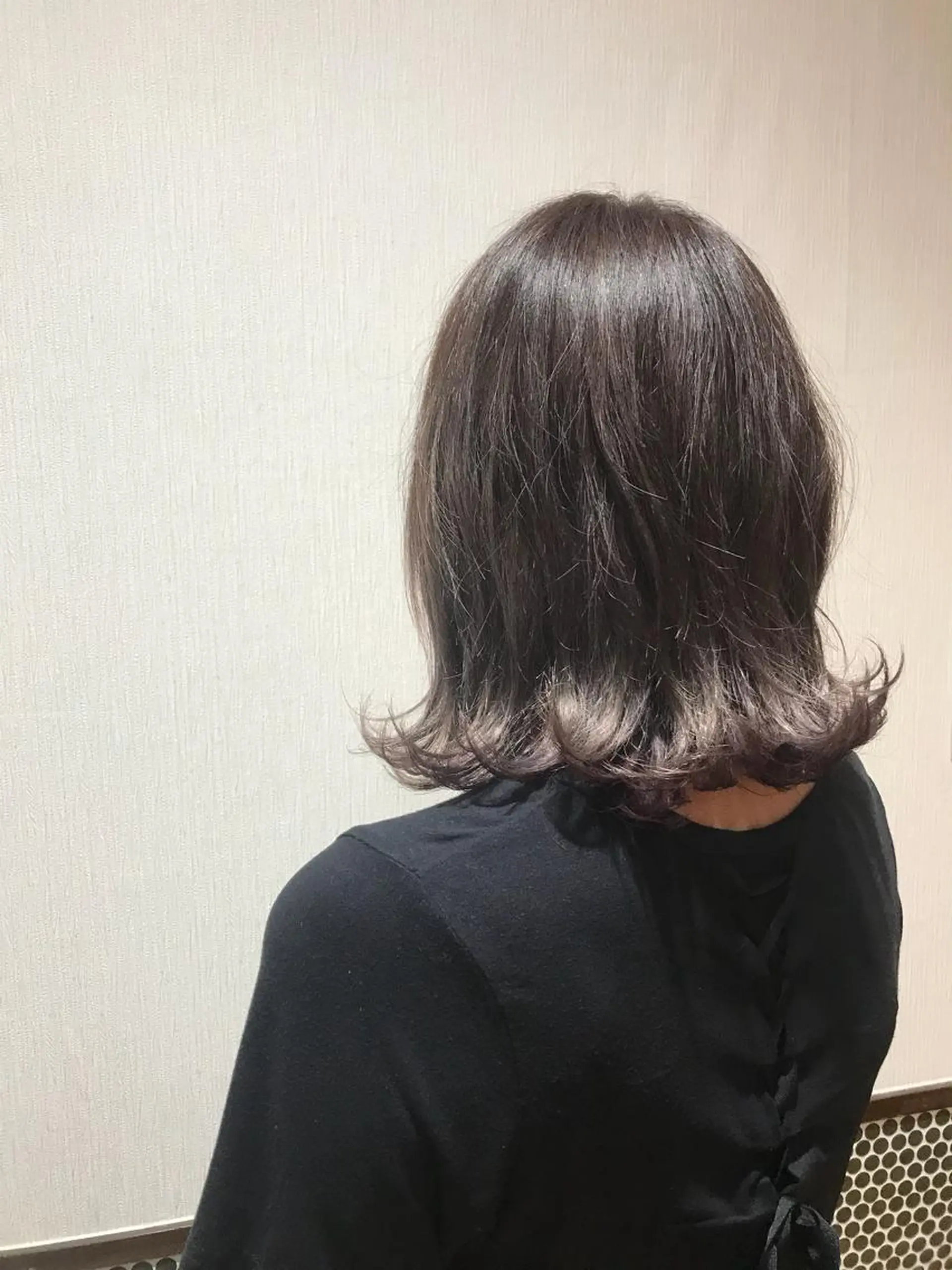 ミディアム カラー カラーリスト菅澤 岳のヘアスタイル