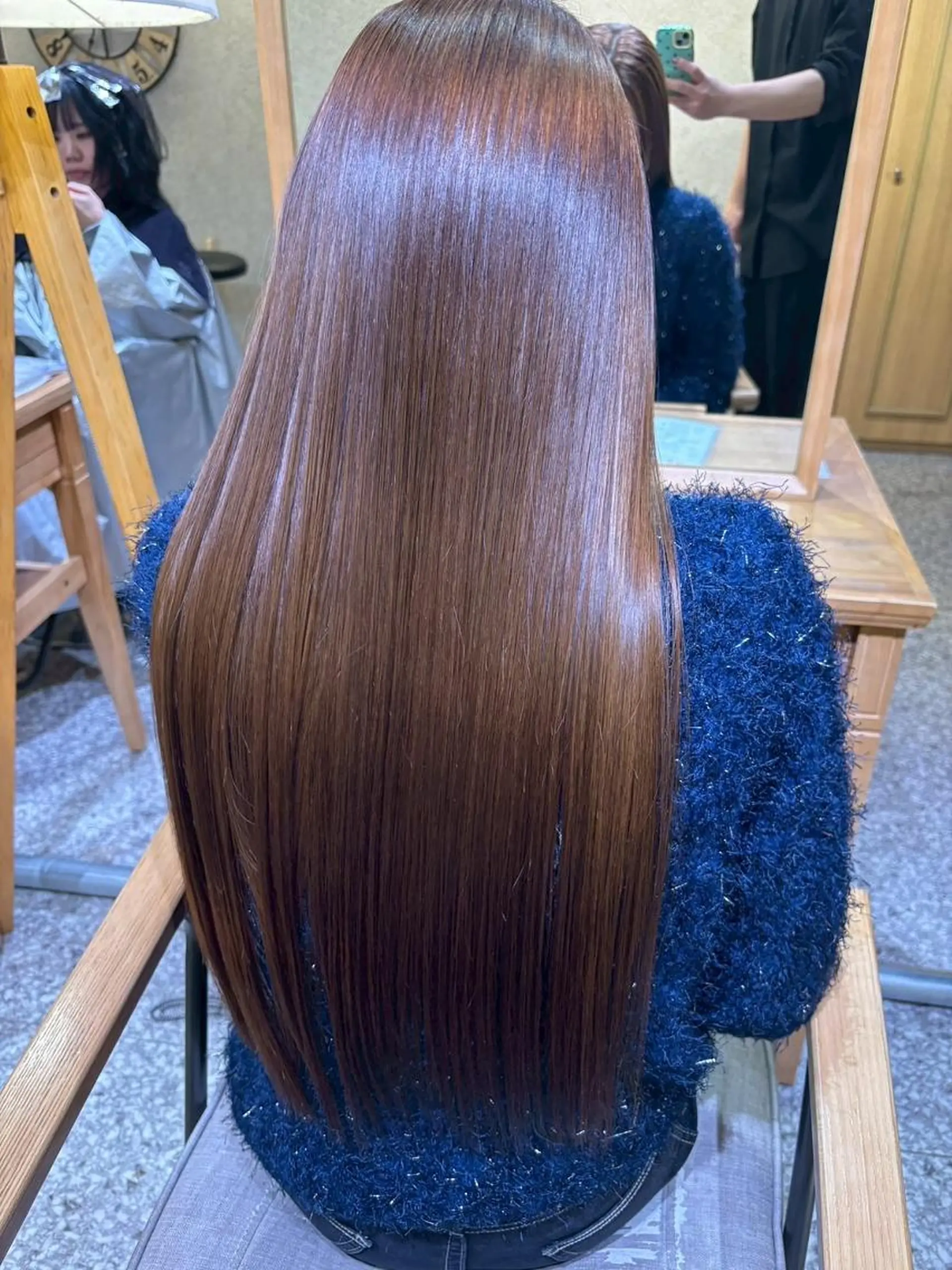 セミロング ヘアカラー トリートメント &.TIGRE KUMAMOTOのヘアスタイル