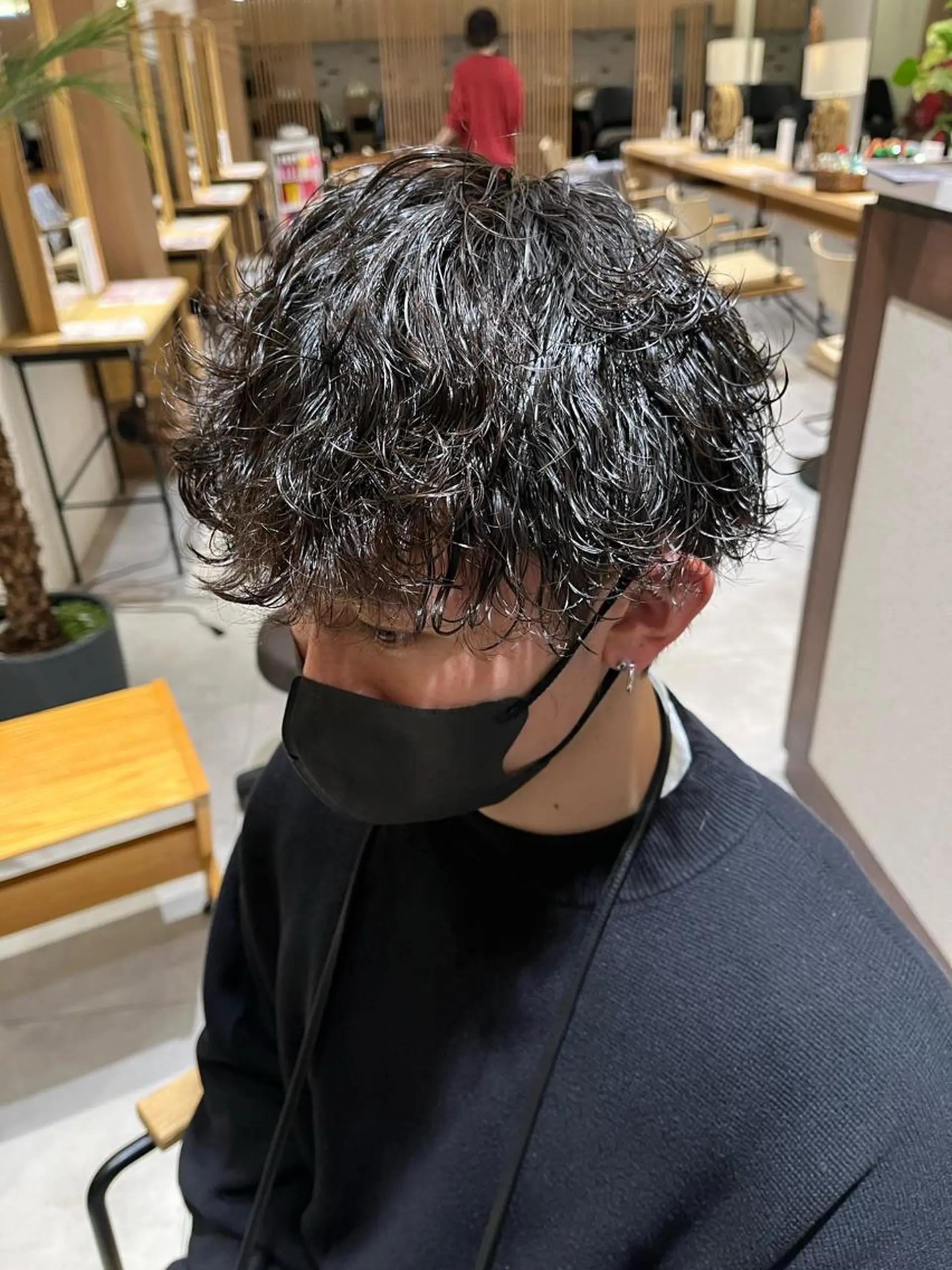 ショート メンズ カット パーマ 和田 琉々香のヘアスタイル