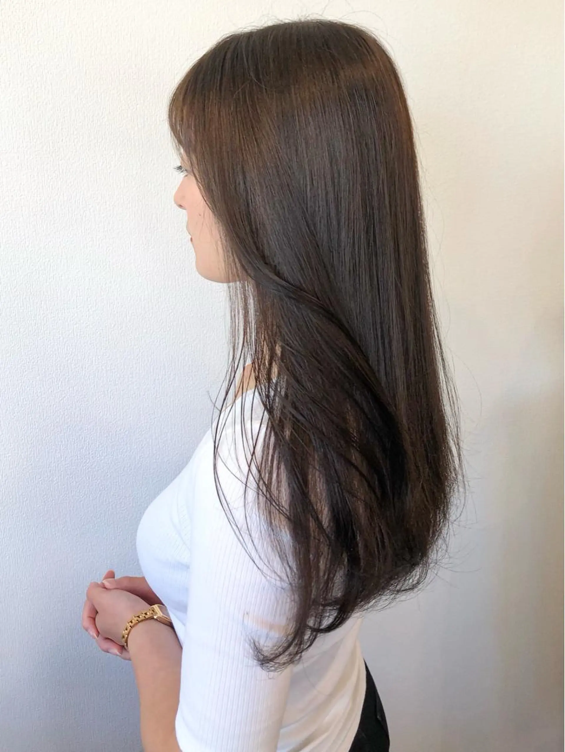 ロング カラー トリートメント ダメージレスサロン✨ kayo🌱のヘアスタイル