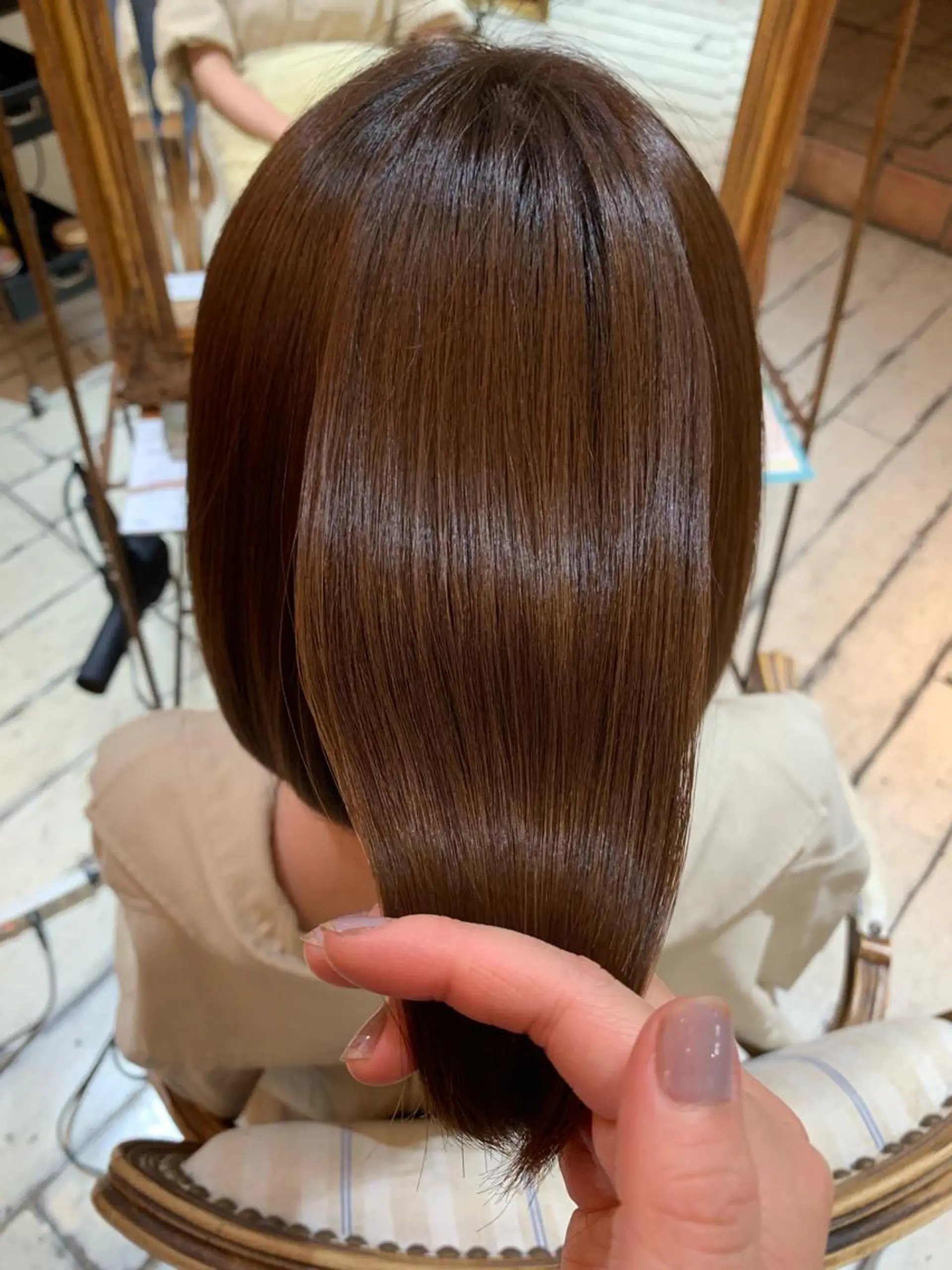 ミディアム 髪質改善 清水 貴晶のヘアスタイル