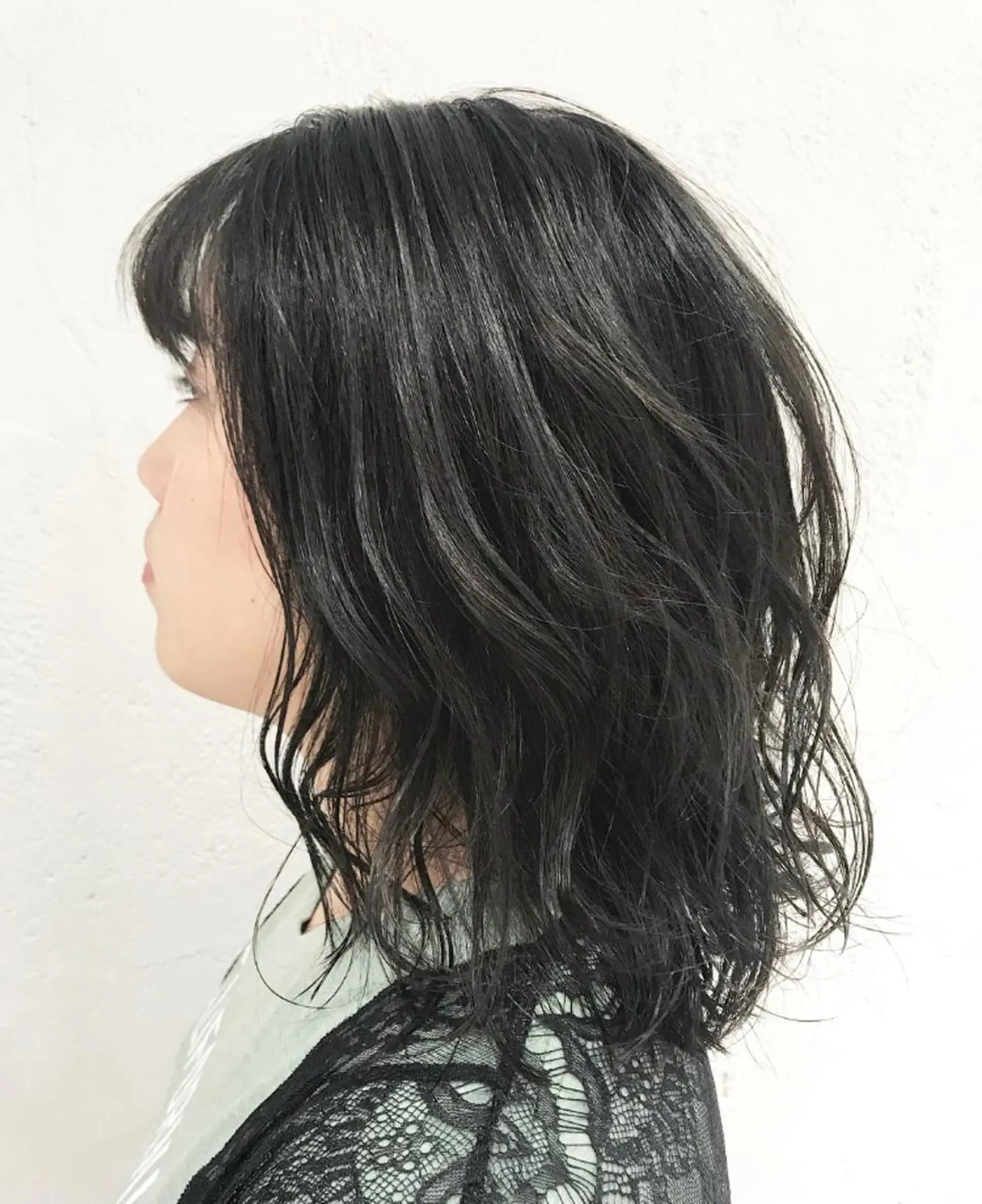 セミロング カラー ヘアアレンジ マツエク・マツパ 透明感カラー ハイライトカラー ハイライト 韓国ヘア🇰🇷/ レイヤーカット✂︎のヘアスタイル