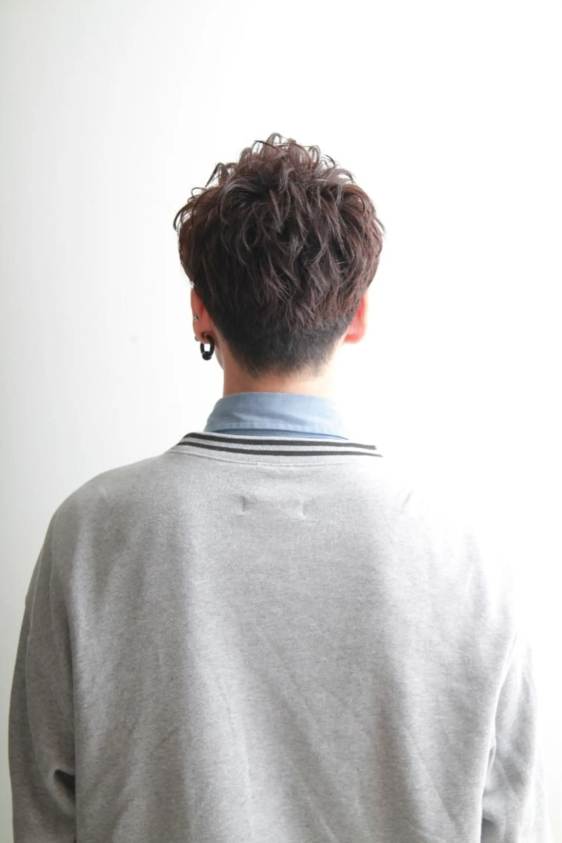 メンズ カット ヘアカラー パーマ レイヤー／パーマ 西山賢志のヘアスタイル