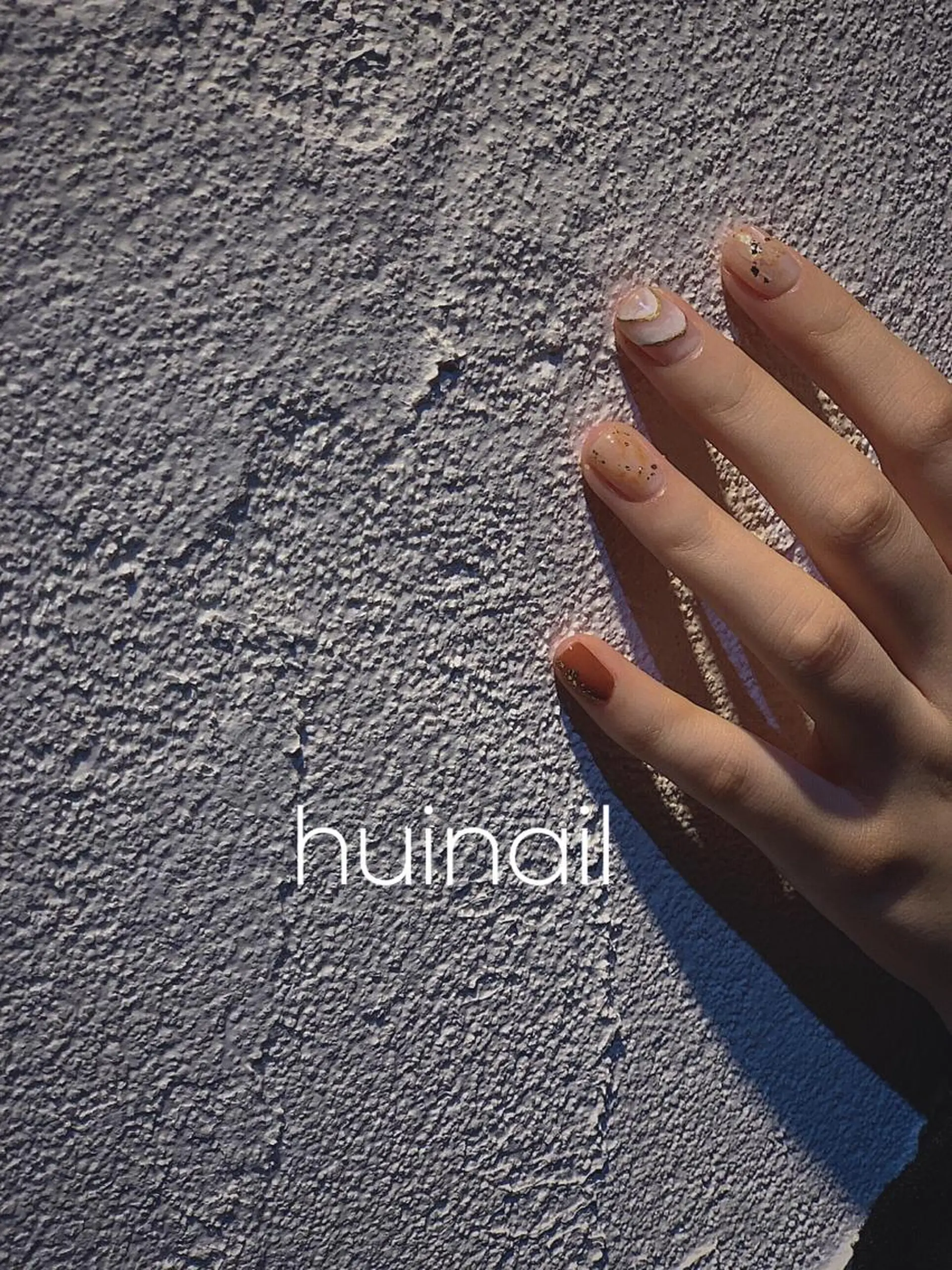 ショート めぐみのネイルサロン スタッフ練習のネイルデザイン