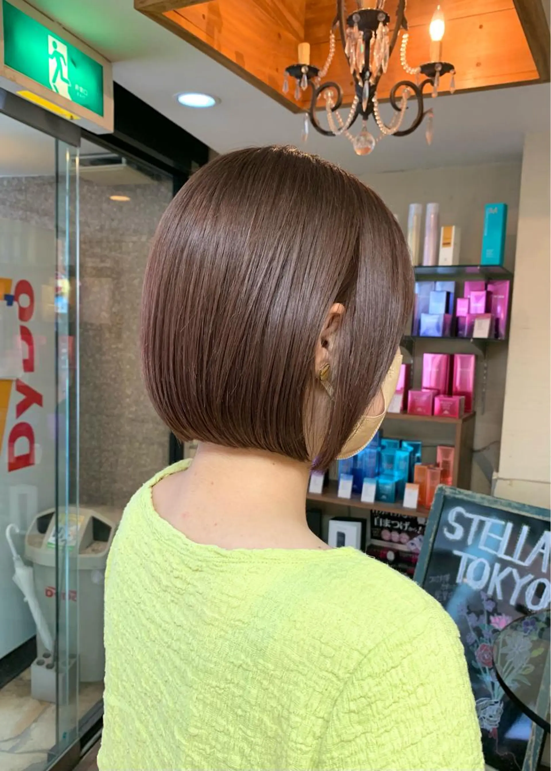 ショート カラー ベージュカラー 矢野 晃平のヘアスタイル