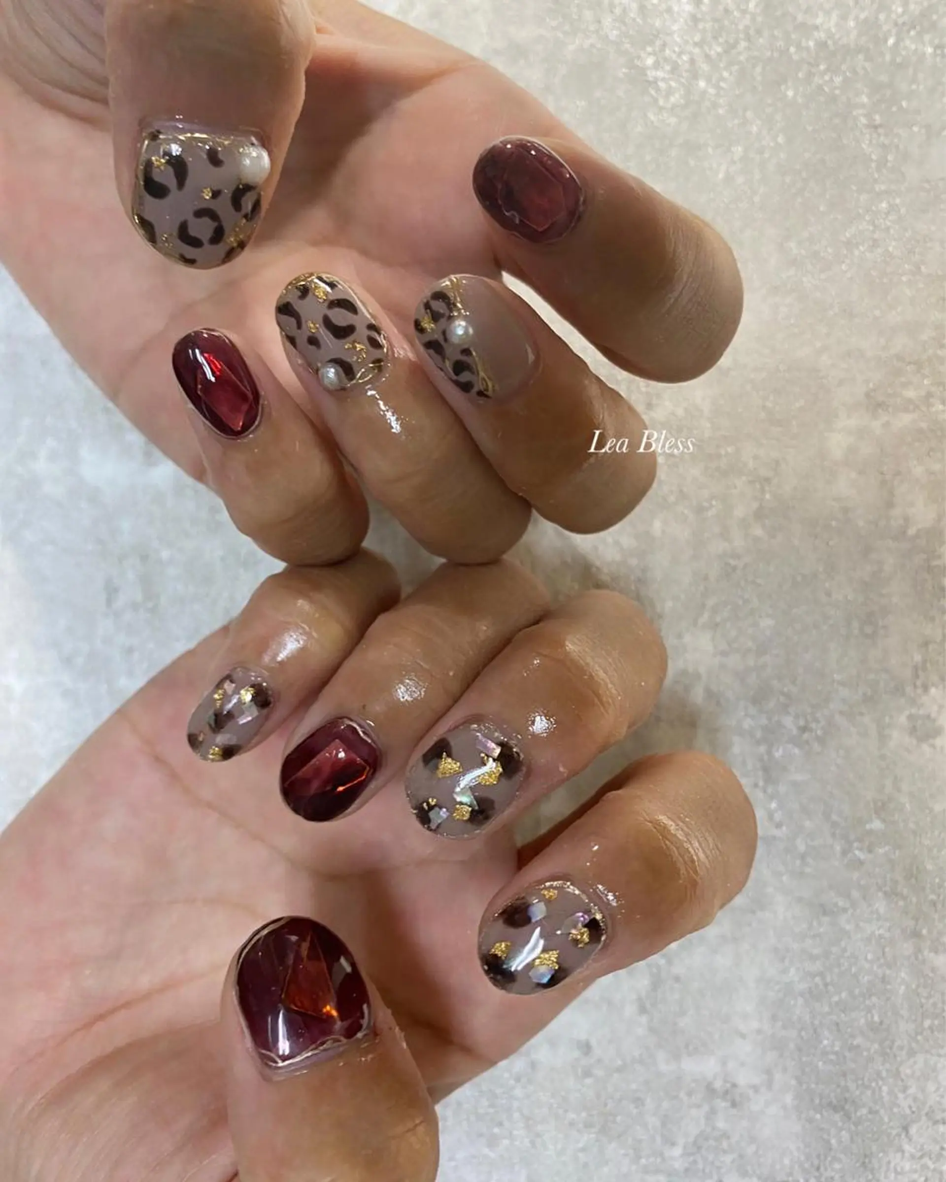 ネイル ハンドネイル Lea Bless 河原町のネイルデザイン