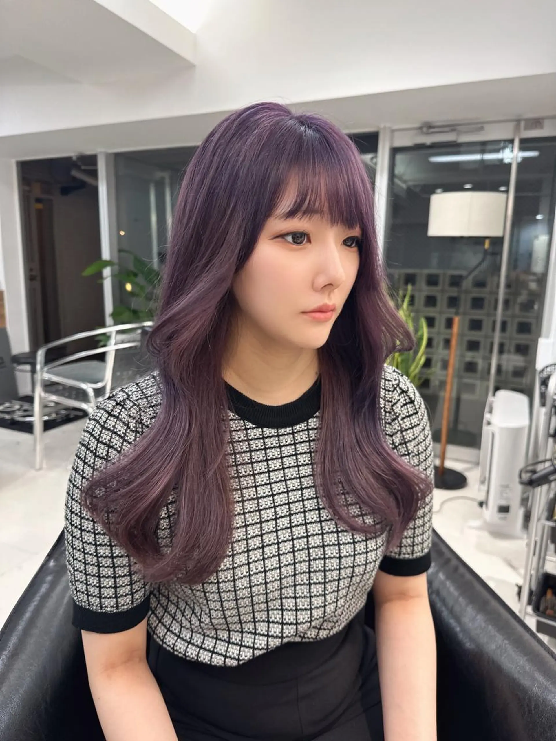 ミディアム カラー 韓国ヘア 店長NEGIのヘアスタイル