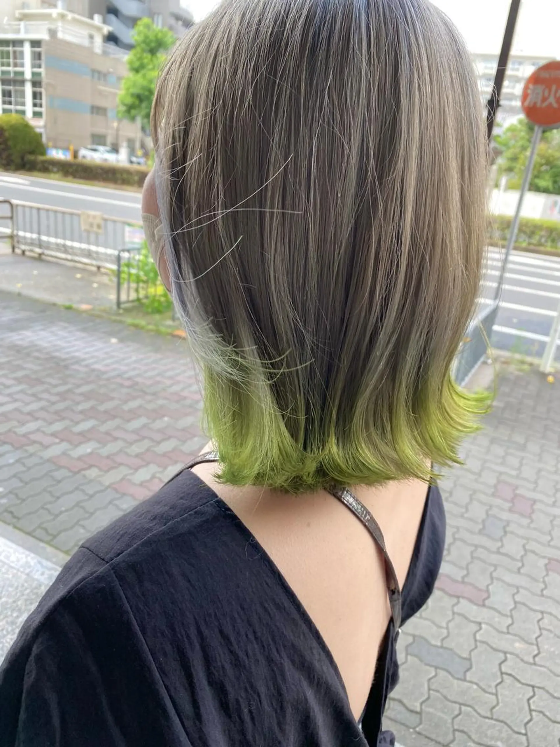 ミディアム カラー カット ヘアカラー トリートメント 日比 貴大/ minim hairのヘアスタイル