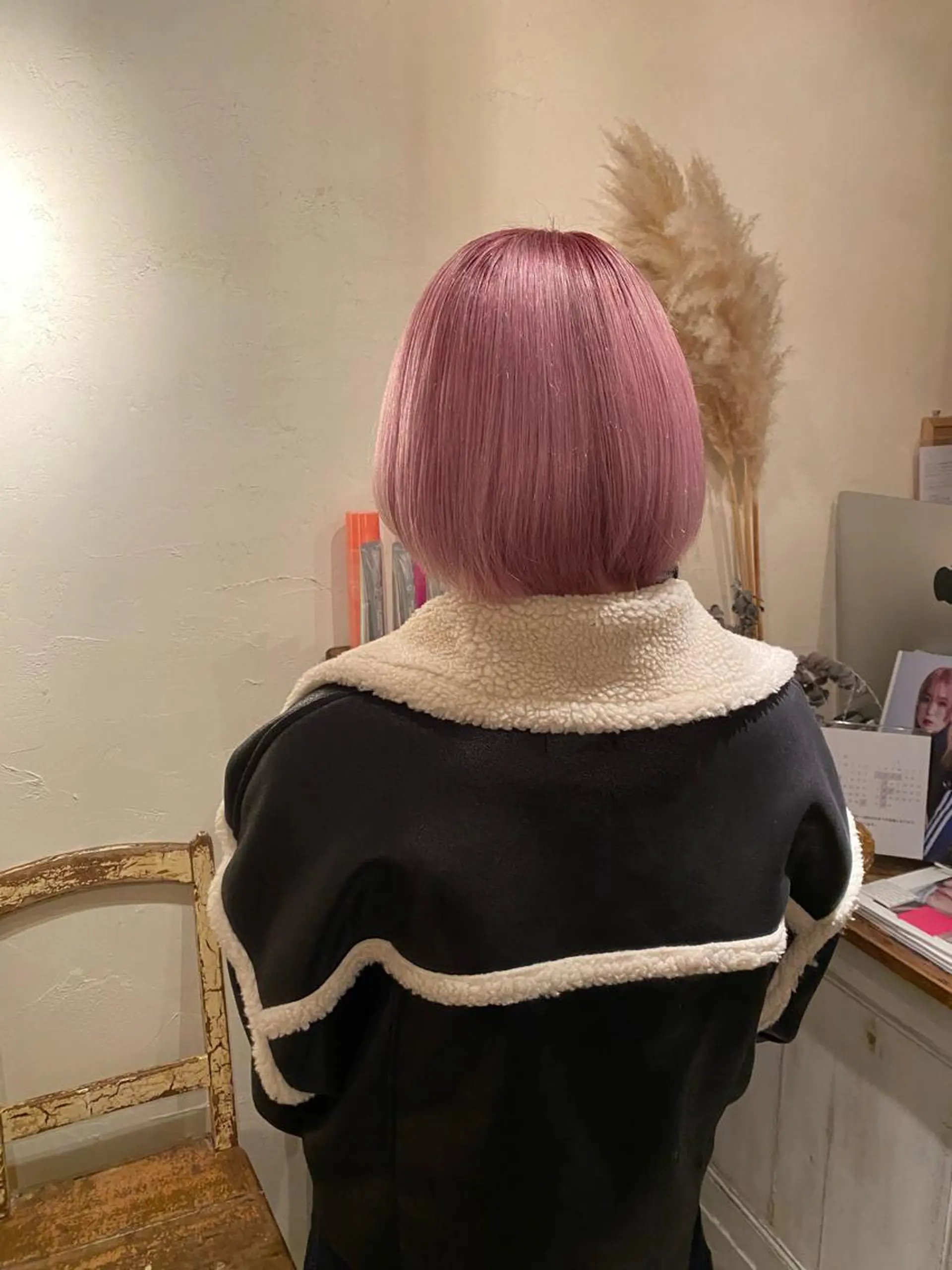 カラー デザインカラー ダブルカラー ハイトーンカラー ピンクカラー レイヤーカット/ ダブルカラーサクライのヘアスタイル