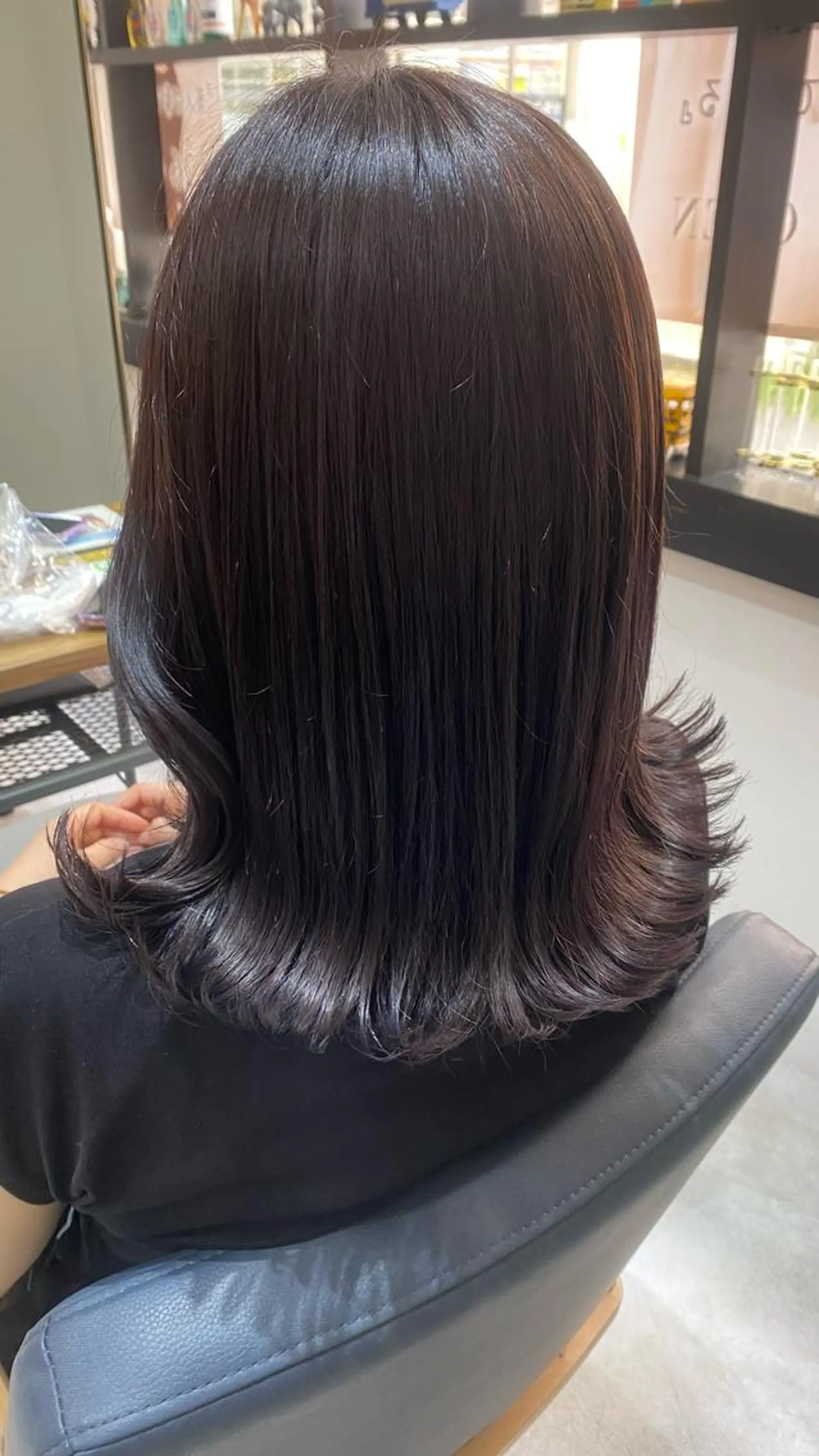 ミディアム カラー 髪質改善サロン🫧 戎谷栞菜のヘアスタイル