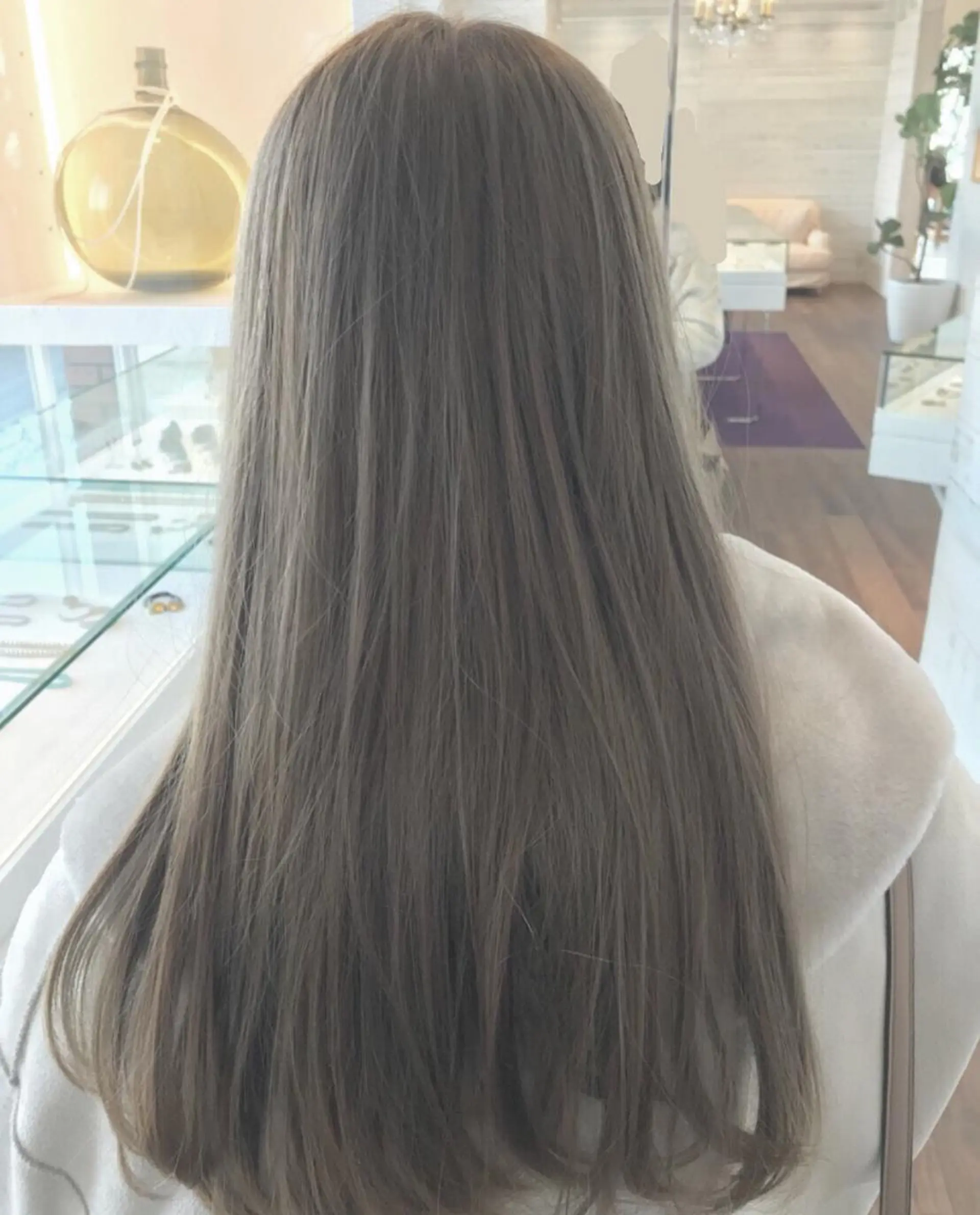 セミロング カラー ヘアアレンジ 北間 寛哉のヘアスタイル
