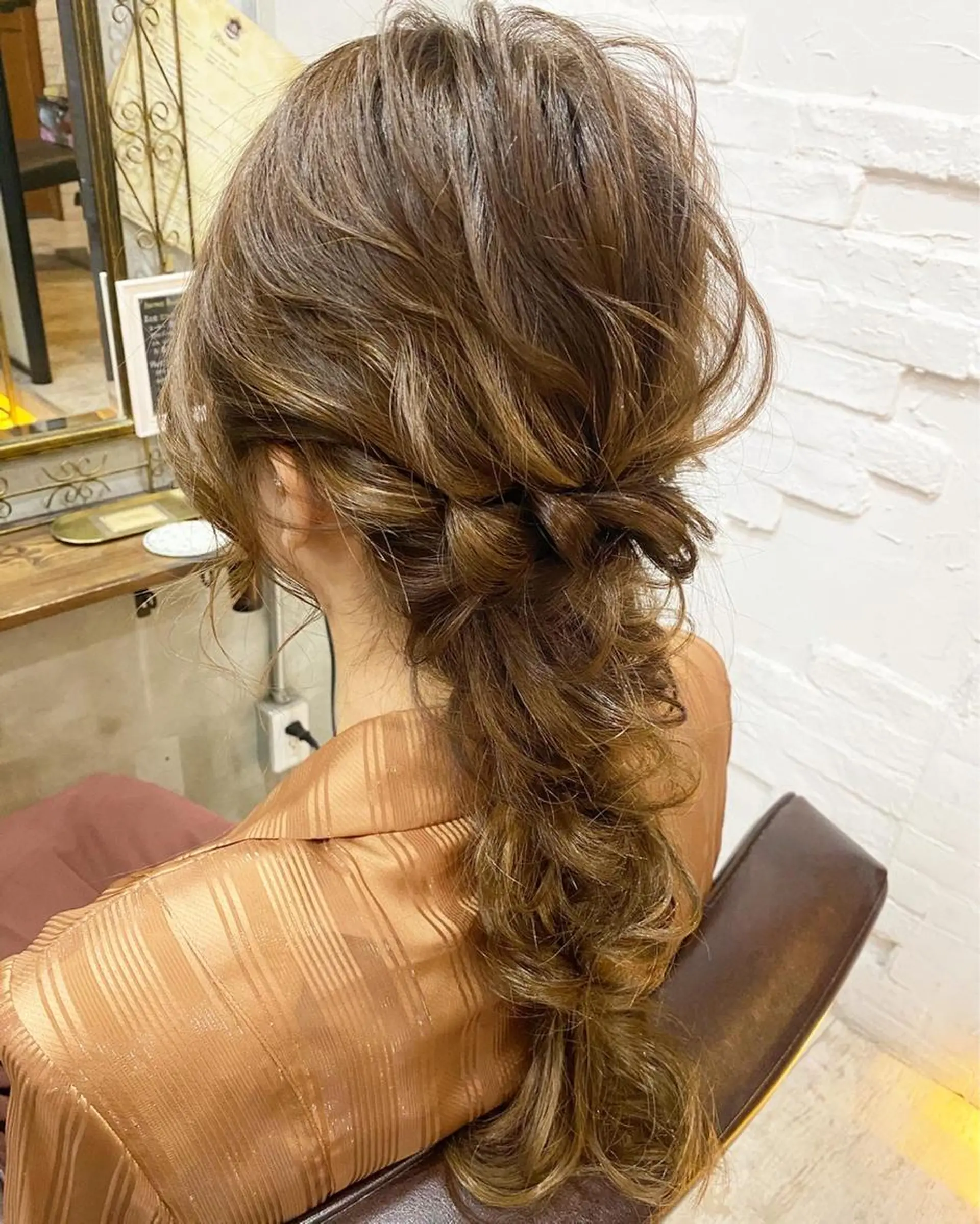 ロング まつパ・ヘアセット ♡Chinami♡のマツエク・マツパデザイン